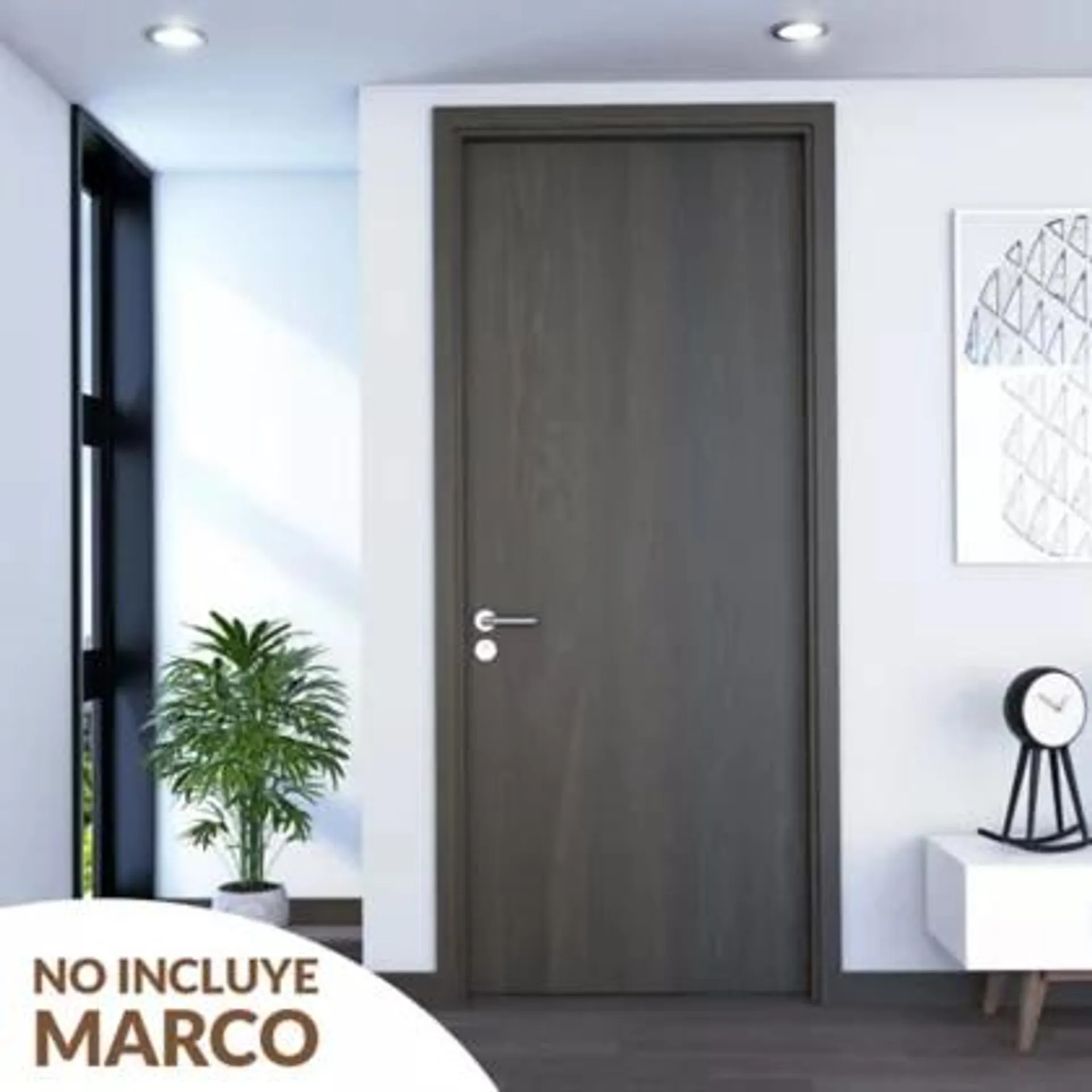 Puerta Ajustable Carbon 90x225cm