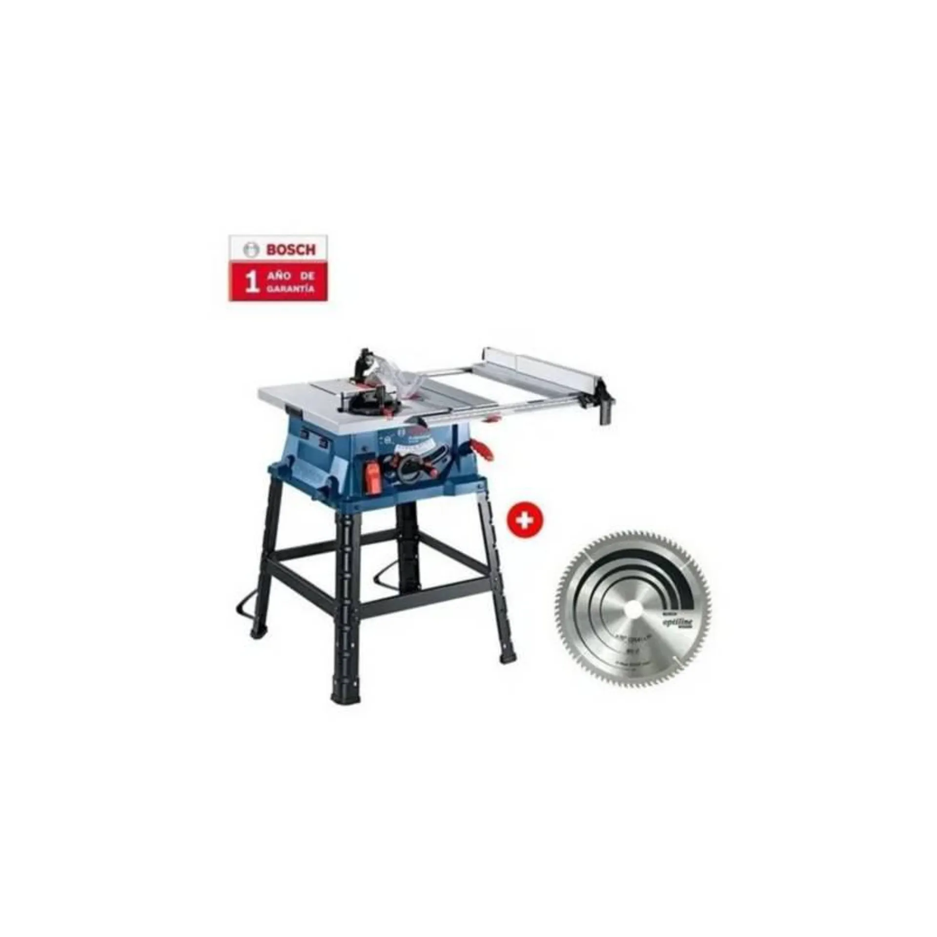 Sierra de banco 1800w + disco 80t 10 plg pro bosch gst 254