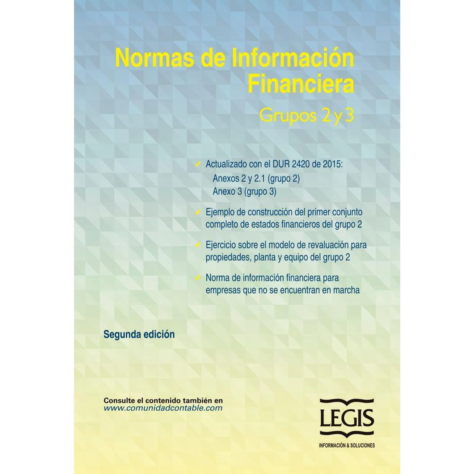 Normas de Información Financiera - Básico para Grupos 2 y 3 - Libro | Edición 2