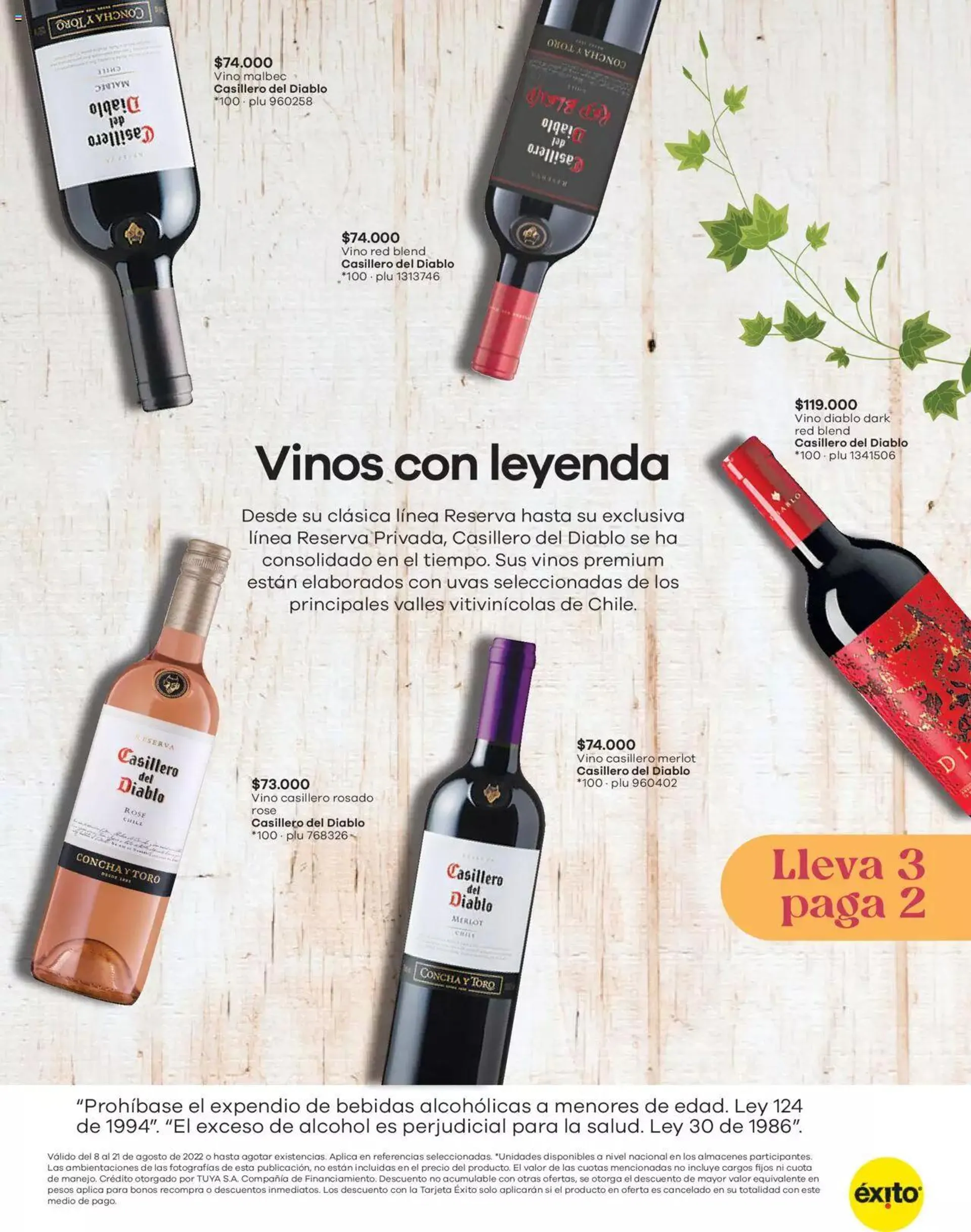 Catalogo de Éxito - Reunión de Negocios Vino Tinto 8 de agosto al 21 de agosto 2023 - Pag 15