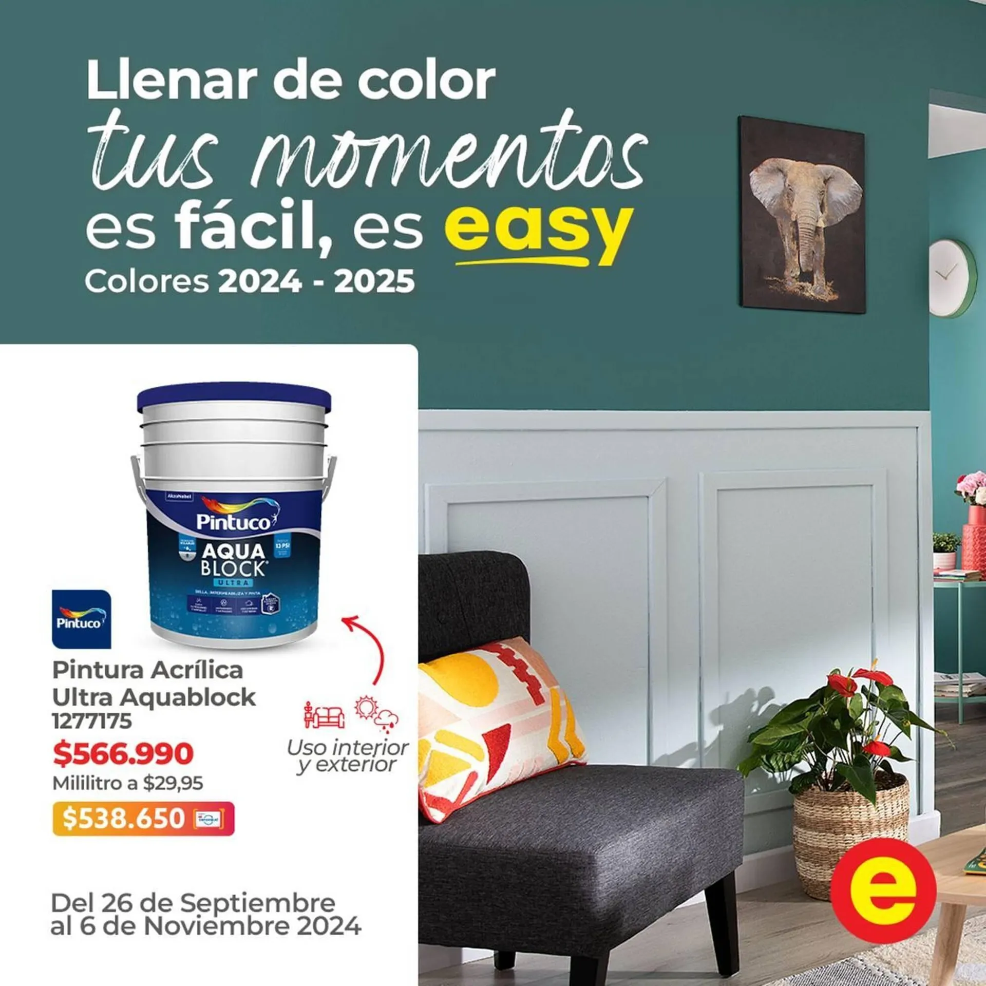 Catalogo de Catálogo Easy 15 de octubre al 6 de noviembre 2024 - Pag 1