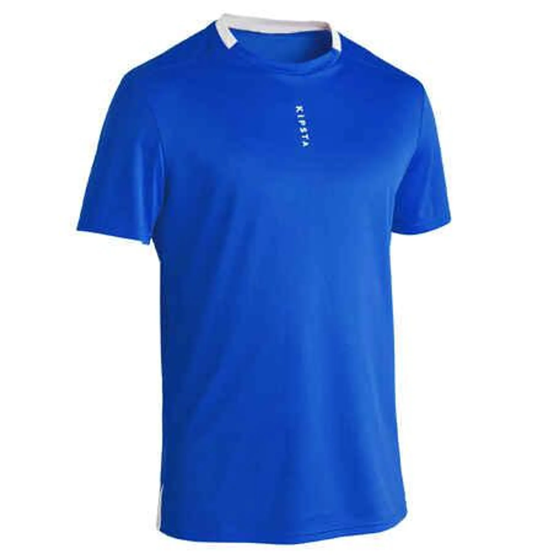 Camiseta de fútbol transpirable para adulto Kipsta Essentiel Club azul