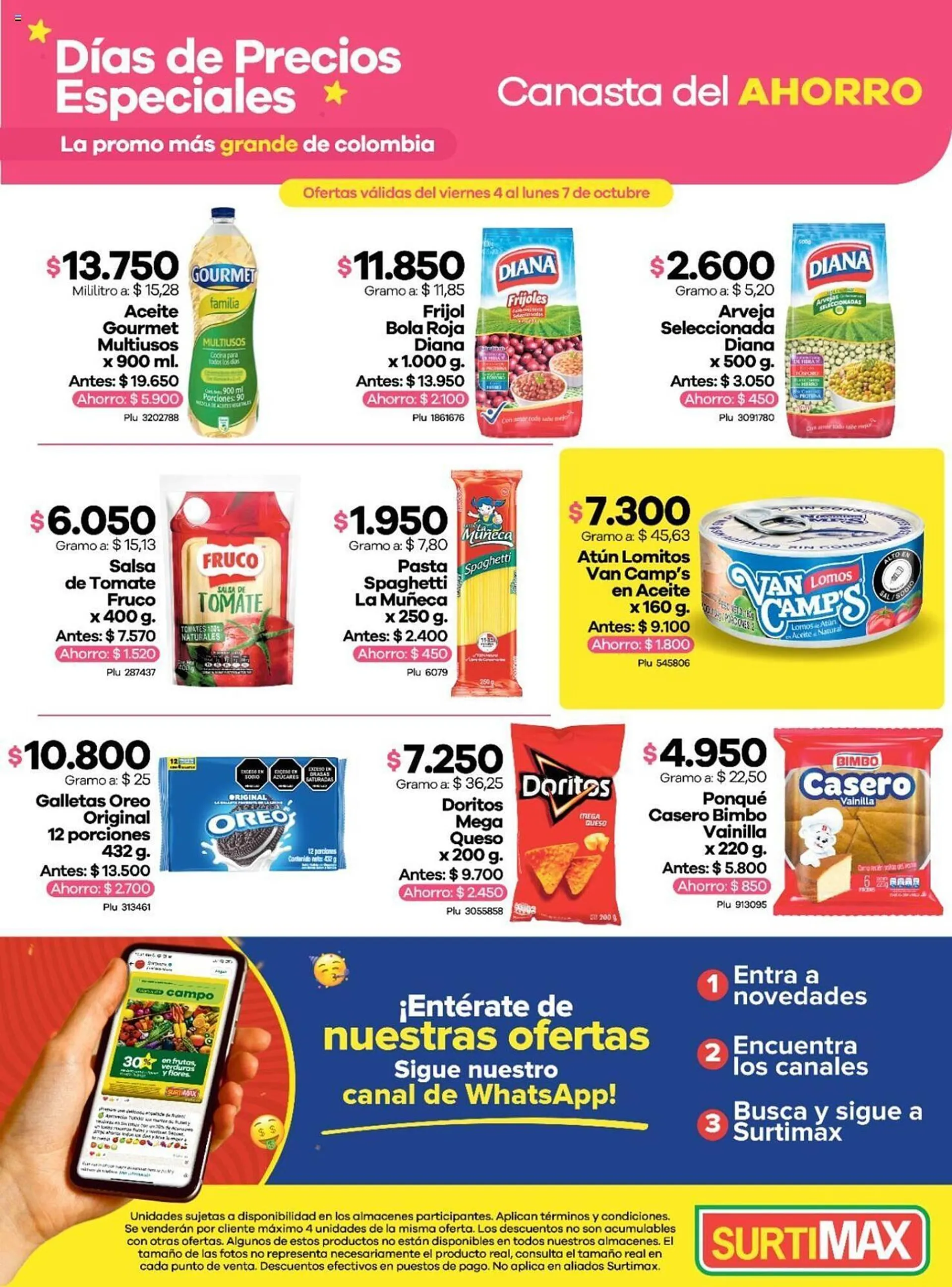 Catalogo de Catálogo Surtimax 4 de octubre al 7 de octubre 2024 - Pag 3