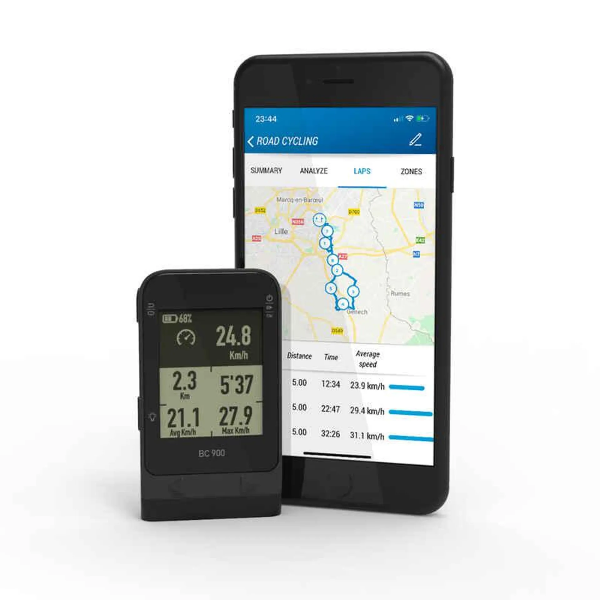 CUENTAKILÓMETROS PARA BICICLETA VAN RYSEL ROADR 900 GPS