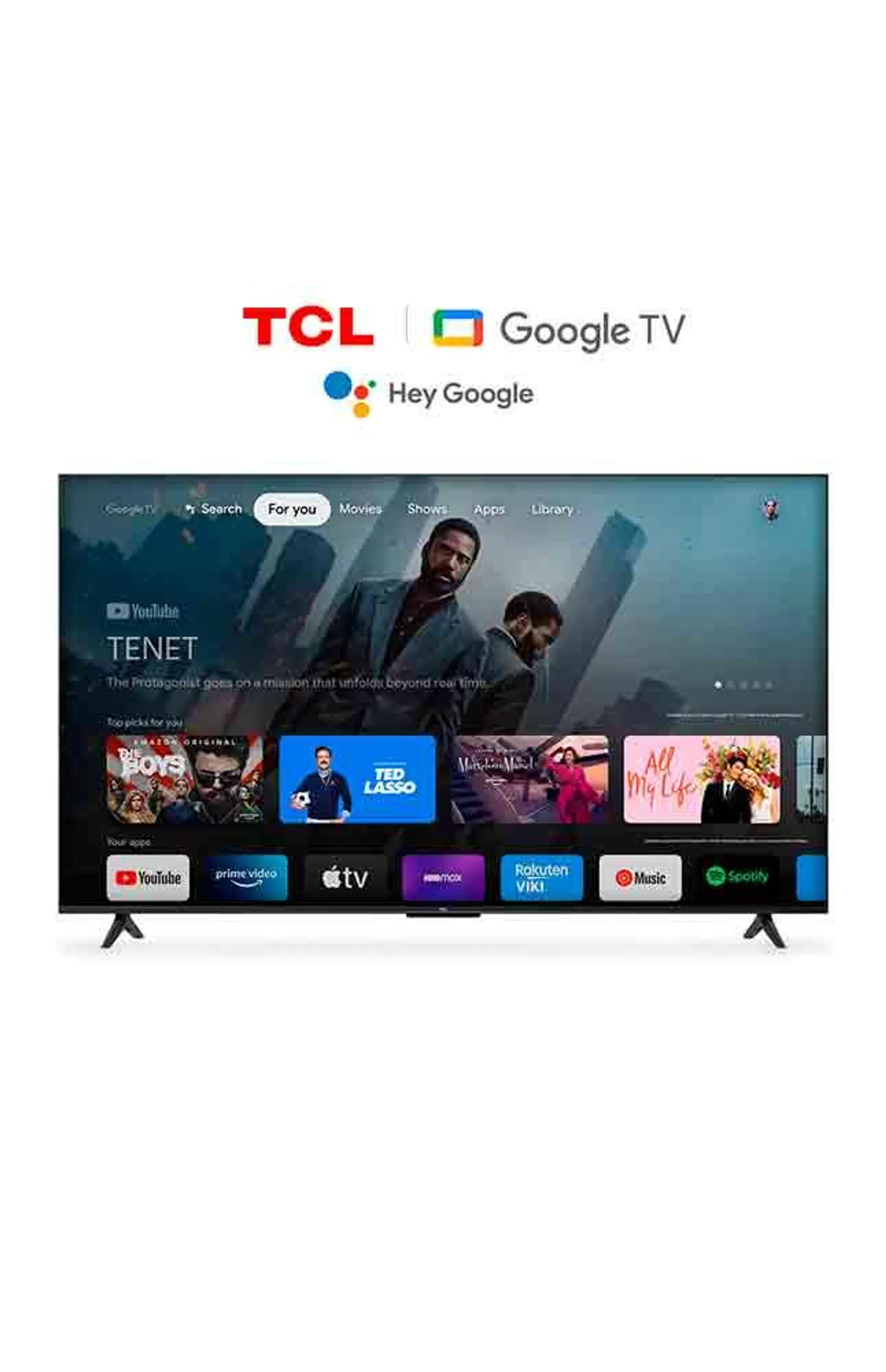 TV TCL 43" LED UHD Google TV