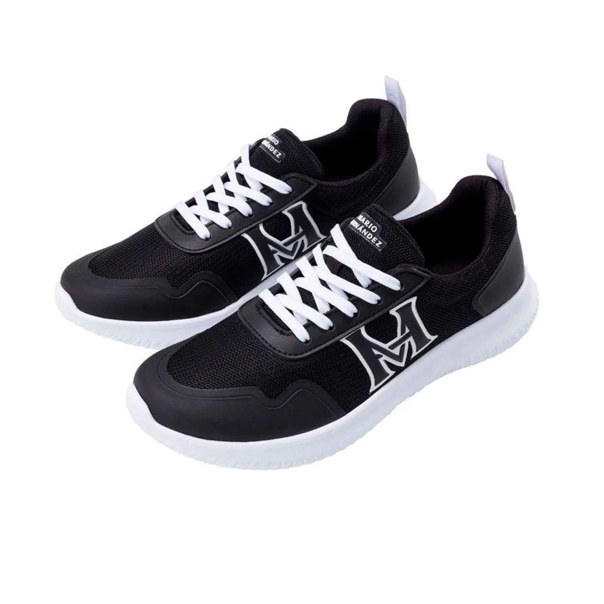 Tenis castillo H negro blanco Trecking