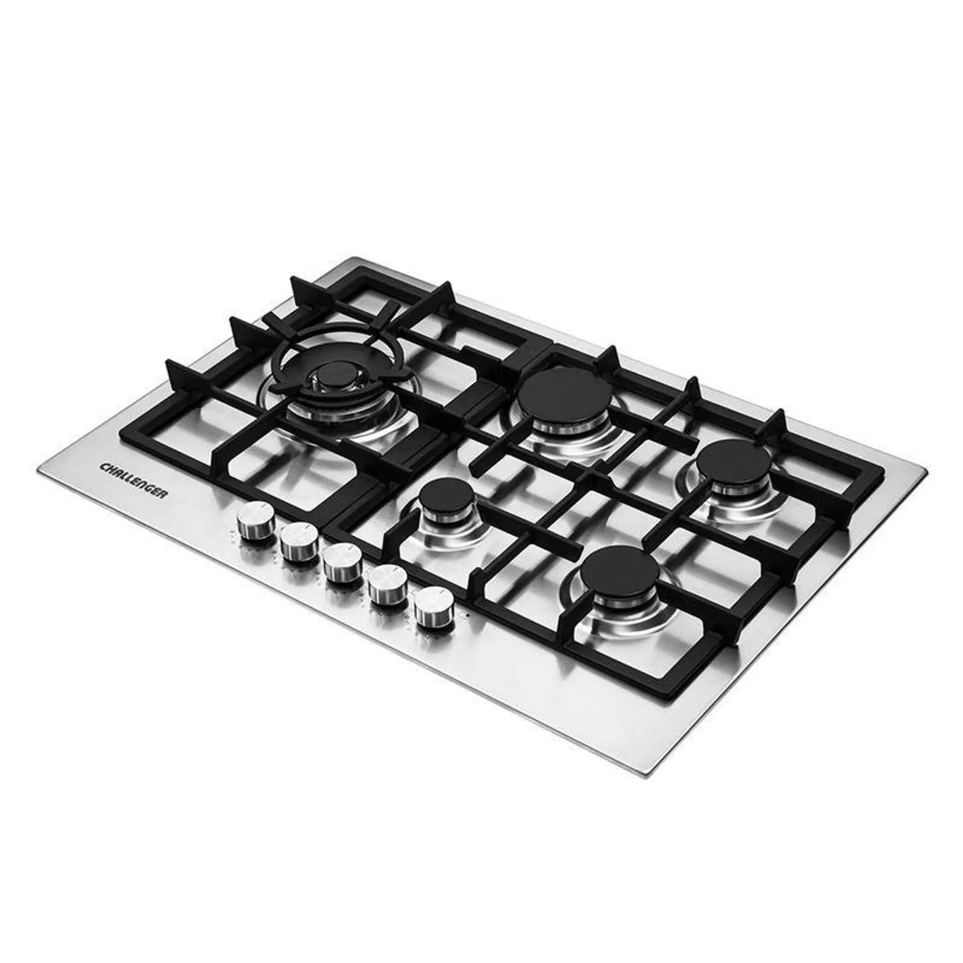 Estufa De Empotrar Acero Inoxidable Cinco Puestos De 75Cm Sv6875Ei Inox Gris