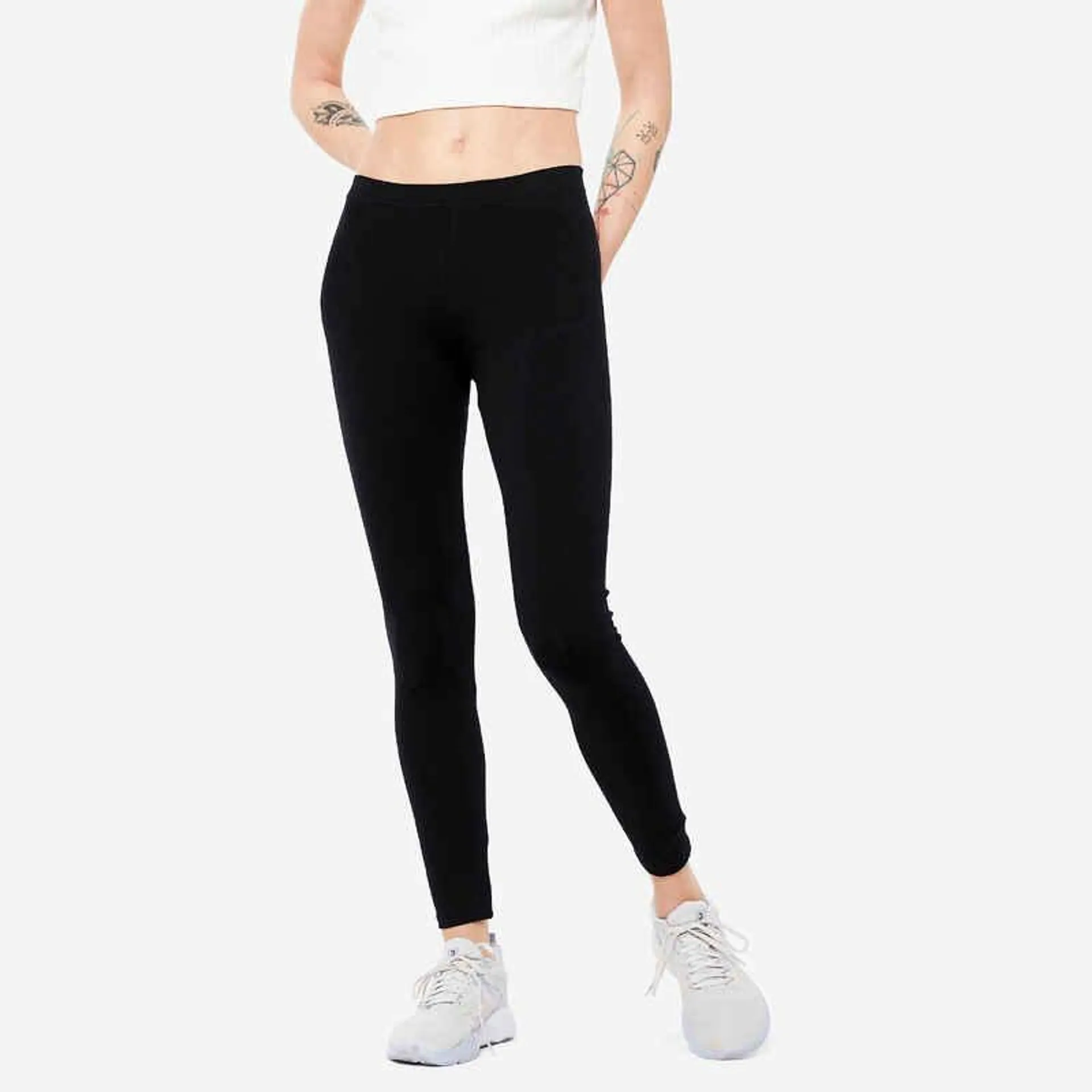 Leggings de fitness para Mujer Domyos 100 negro