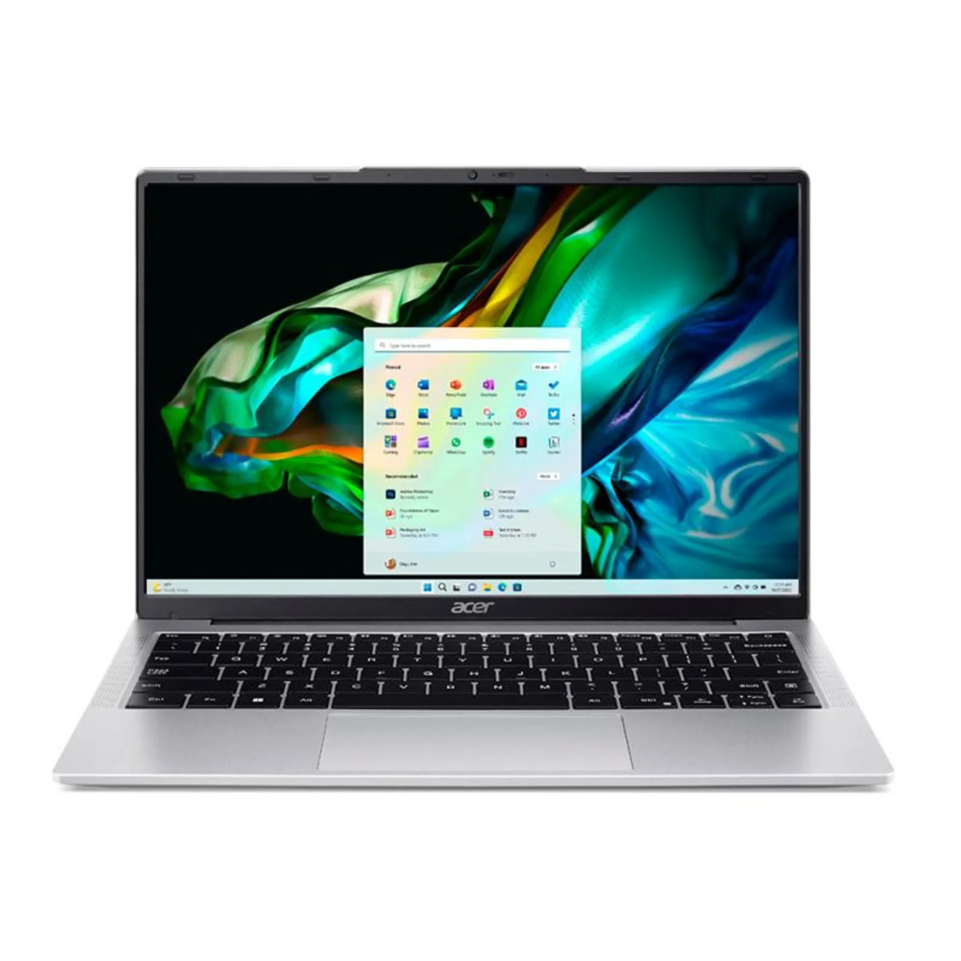 PORTÁTIL ACER AL14-31P-C0S2 INTEL N100 - 8GB LPDDR5 - 256GB SSD - PANT14" HD - WINDOWS 11 - SILVER