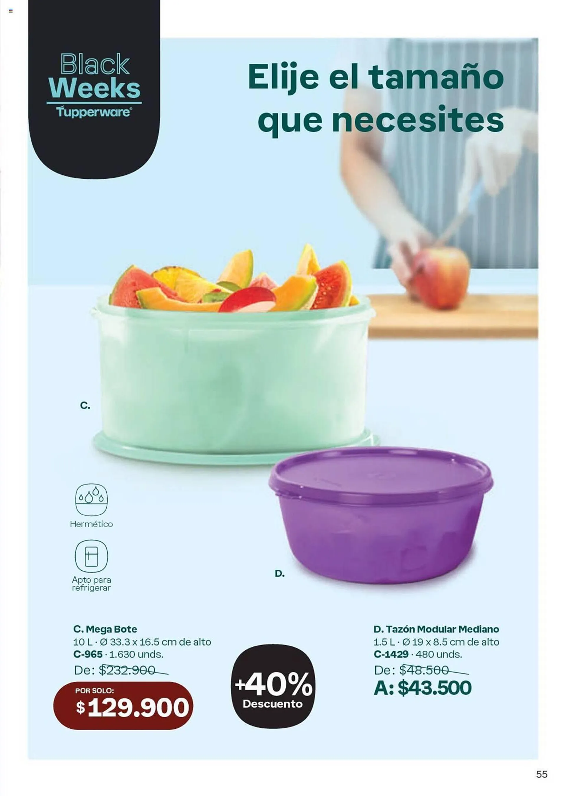 Catalogo de Catálogo Tupperware 4 de octubre al 31 de octubre 2024 - Pag 55