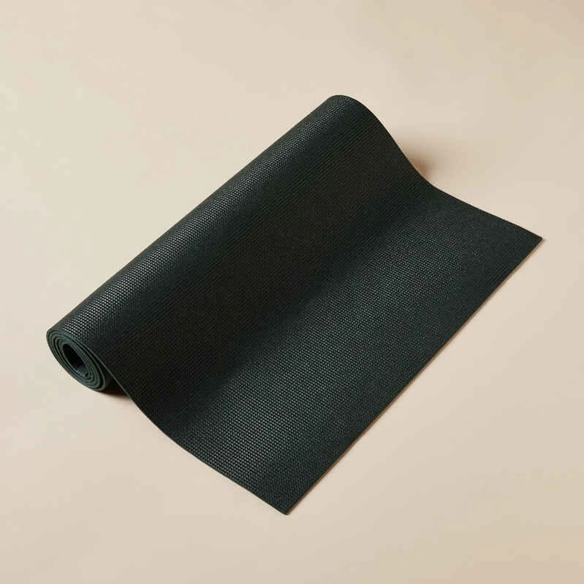 Mat de yoga para iniciación de 4mm Kimjaly Essential verde oscuro