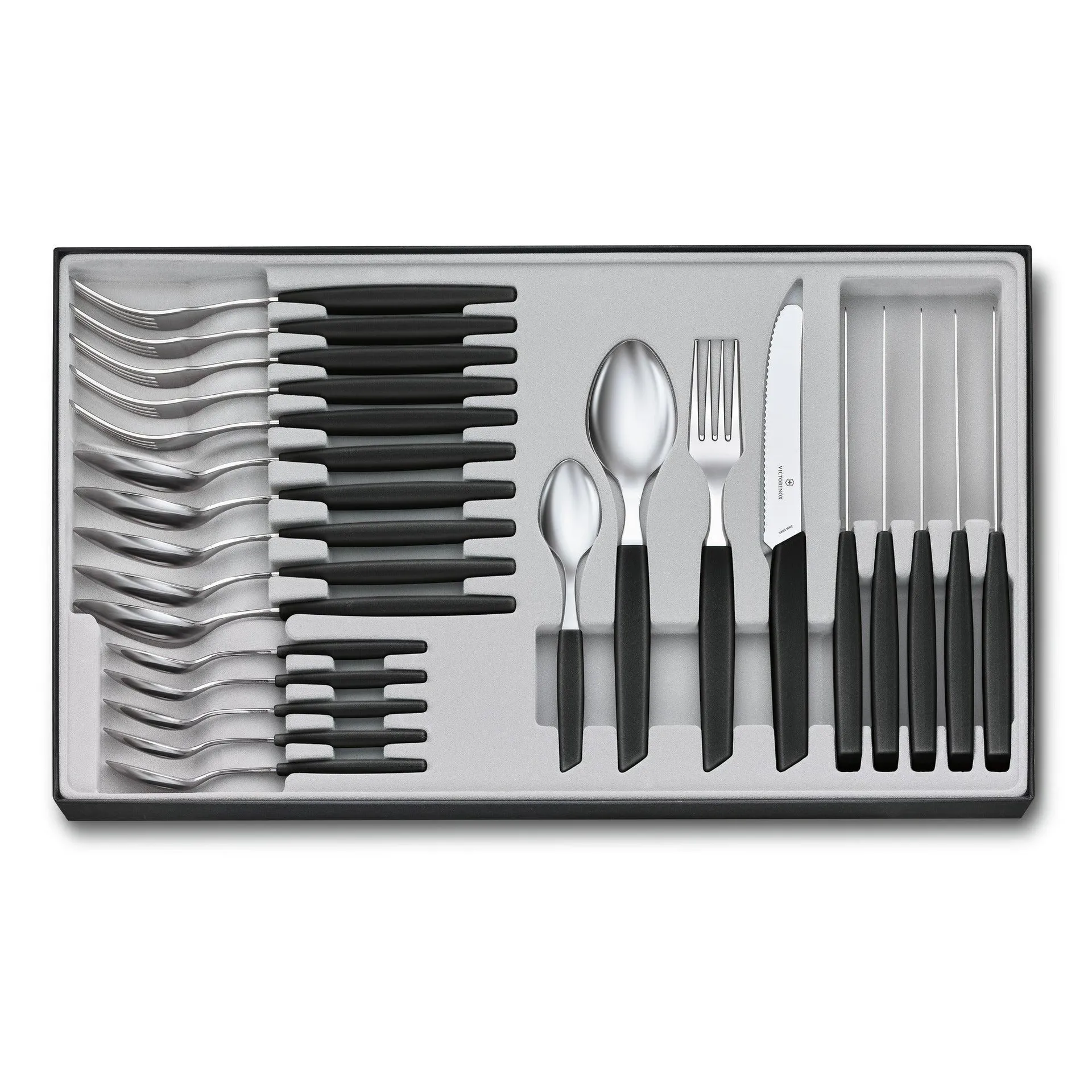 SET DE CUBIERTOS VICTORINOX SWISS MODERN, 24 PIEZAS 6.9093.11W.24