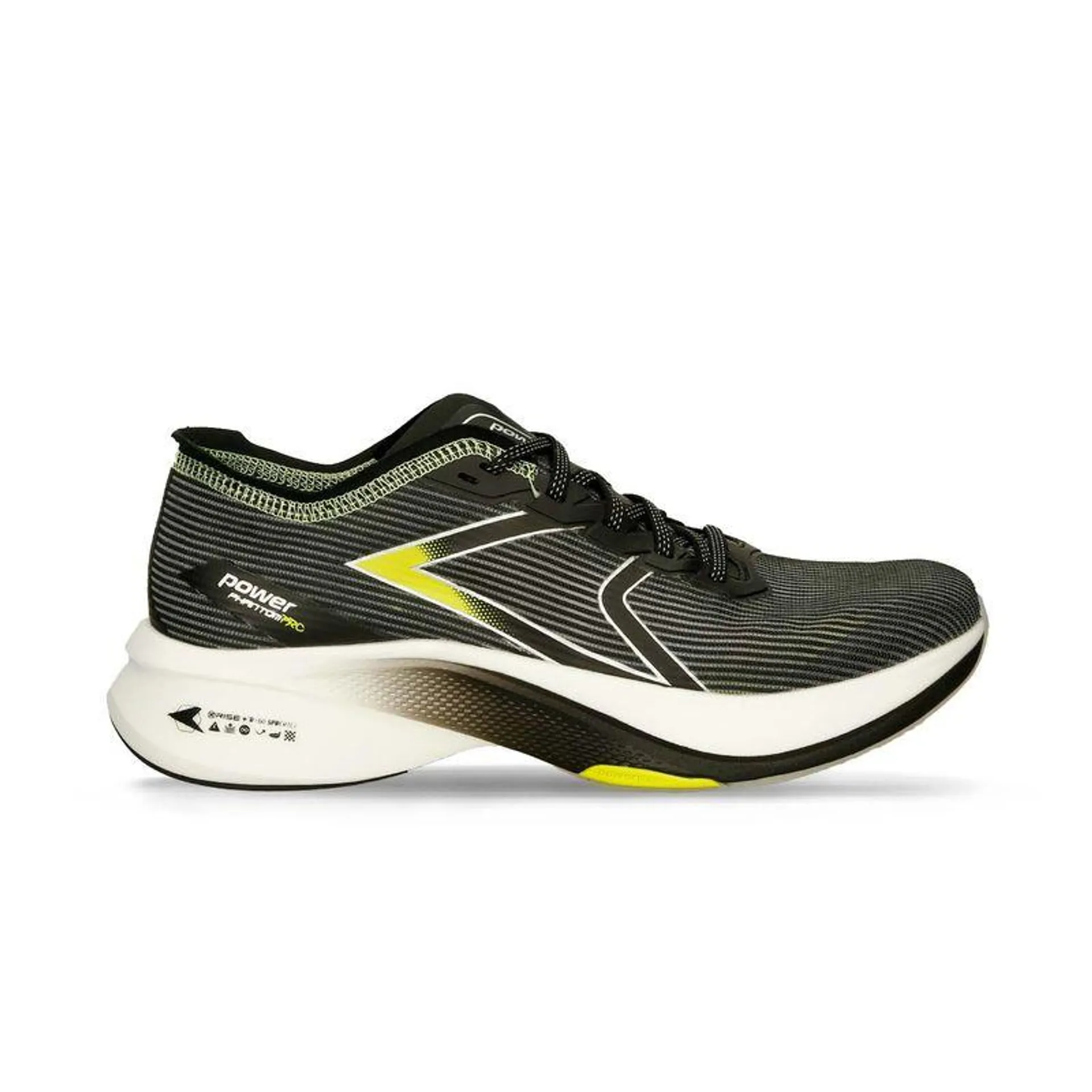 Tenis Deportivos Negro-Verde Power Xorise+ 700 Phantom Pro Hombre