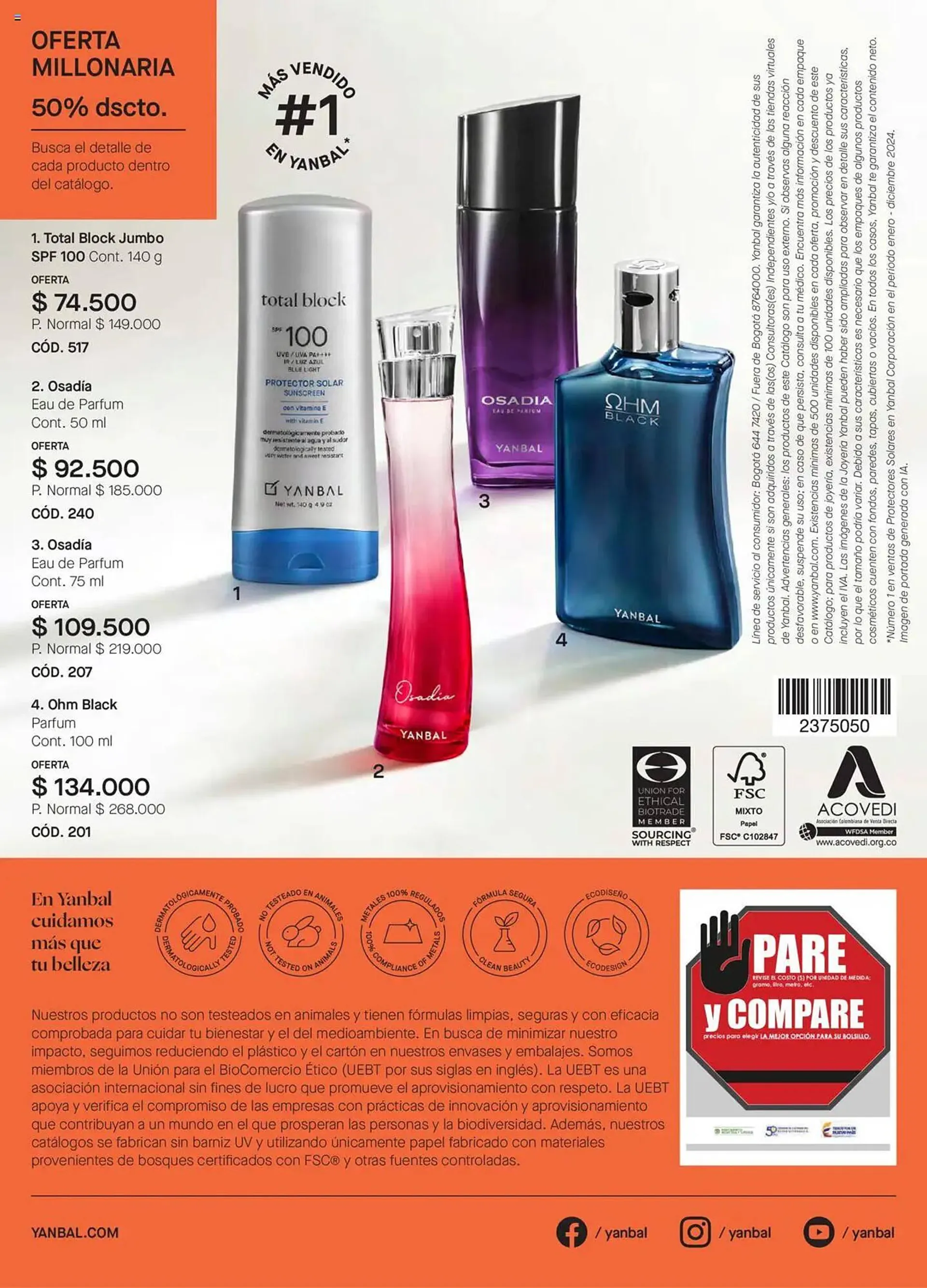 Catalogo de Catálogo Yanbal 24 de mayo al 20 de junio 2025 - Pag 124