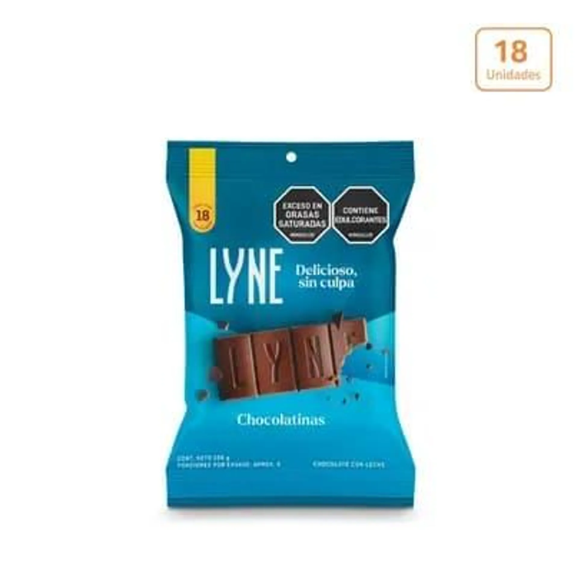 Chocolatina Lyne x 18 Un x 6gr