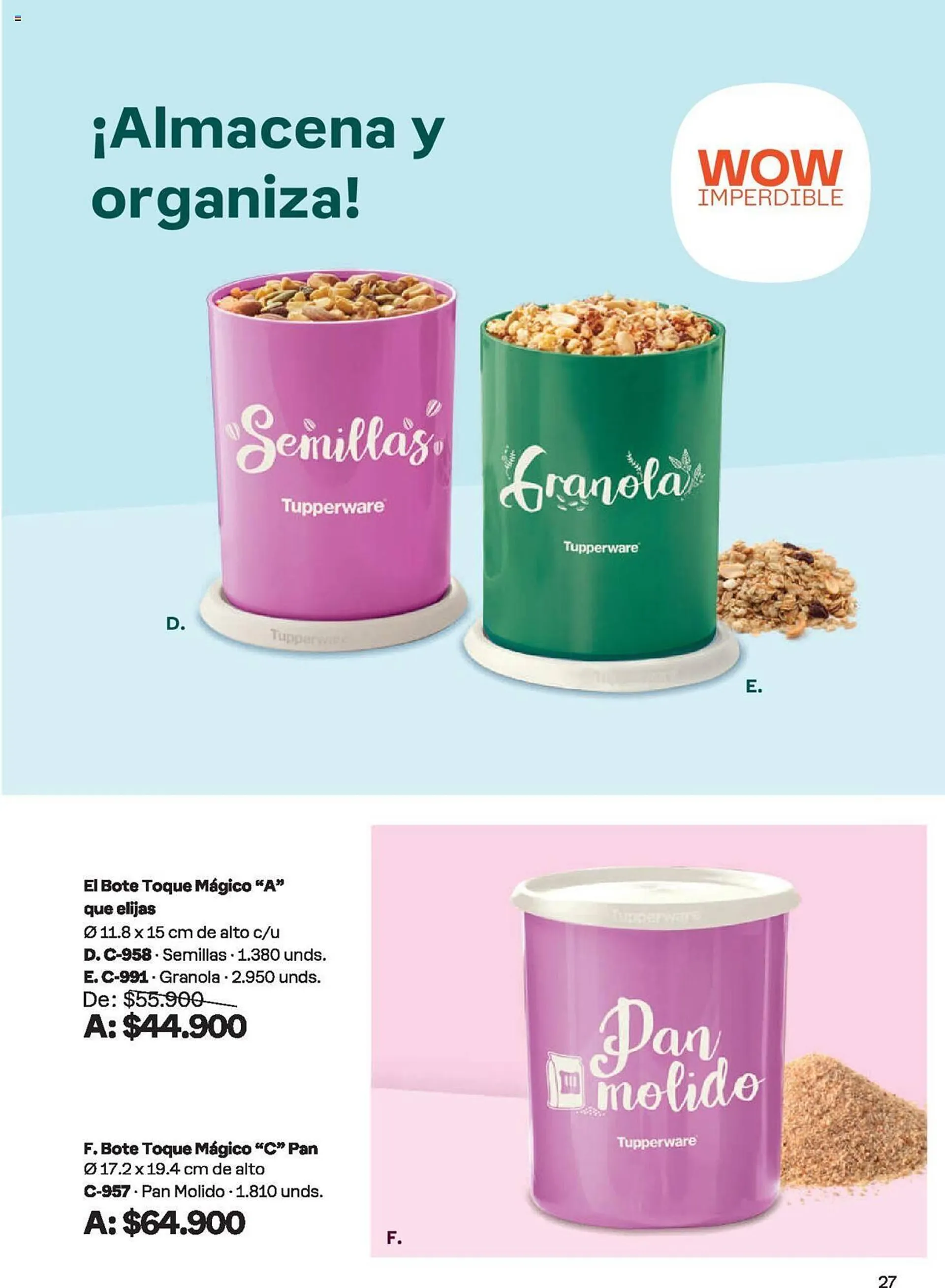 Catalogo de Catálogo Tupperware 14 de junio al 11 de julio 2024 - Pag 27