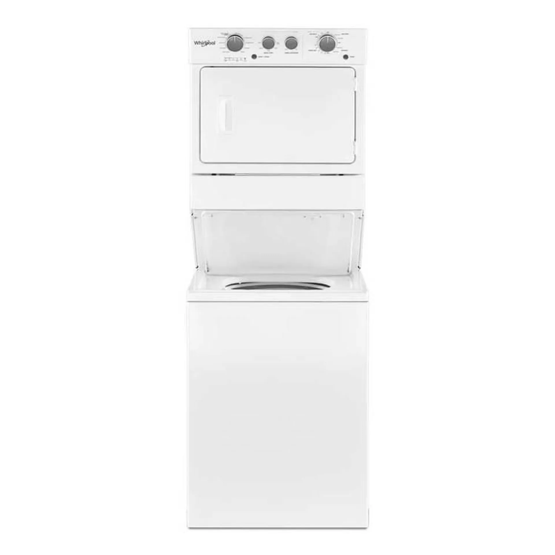 Torre de Lavado y Secado WHIRLPOOL a Gas 20KG 7MWGT4027HW Blanco