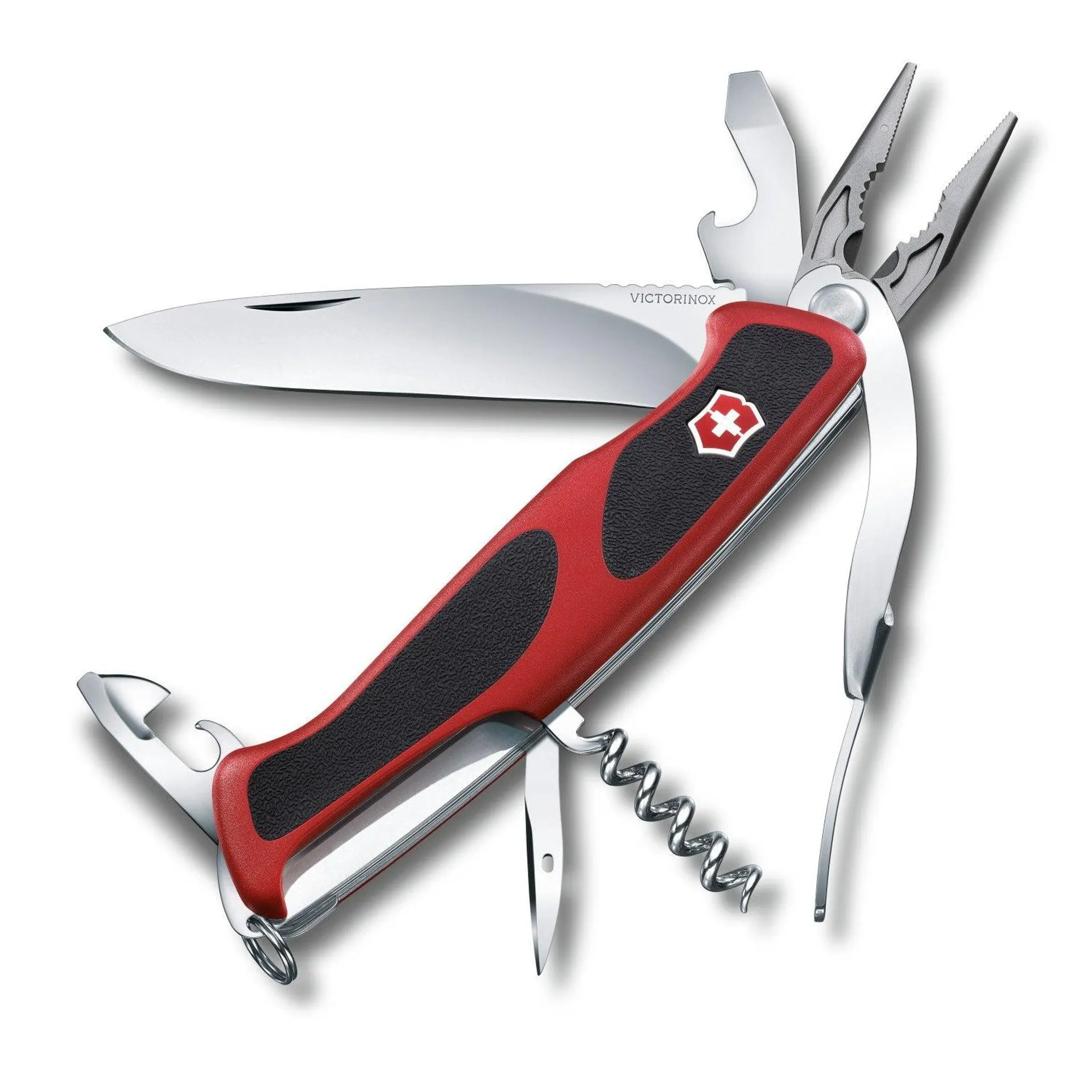 NAVAJA VICTORINOX RANGER GRIP 74, ROJO/NEGRO 0.9723.C