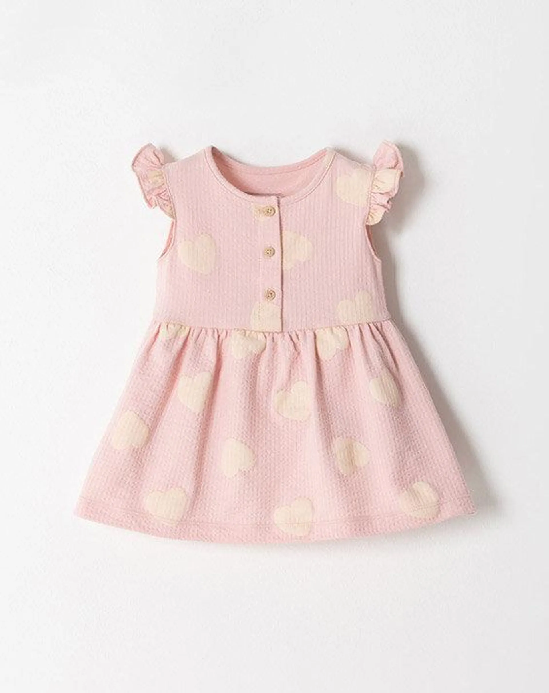 vestido fexar rosado 9-12m