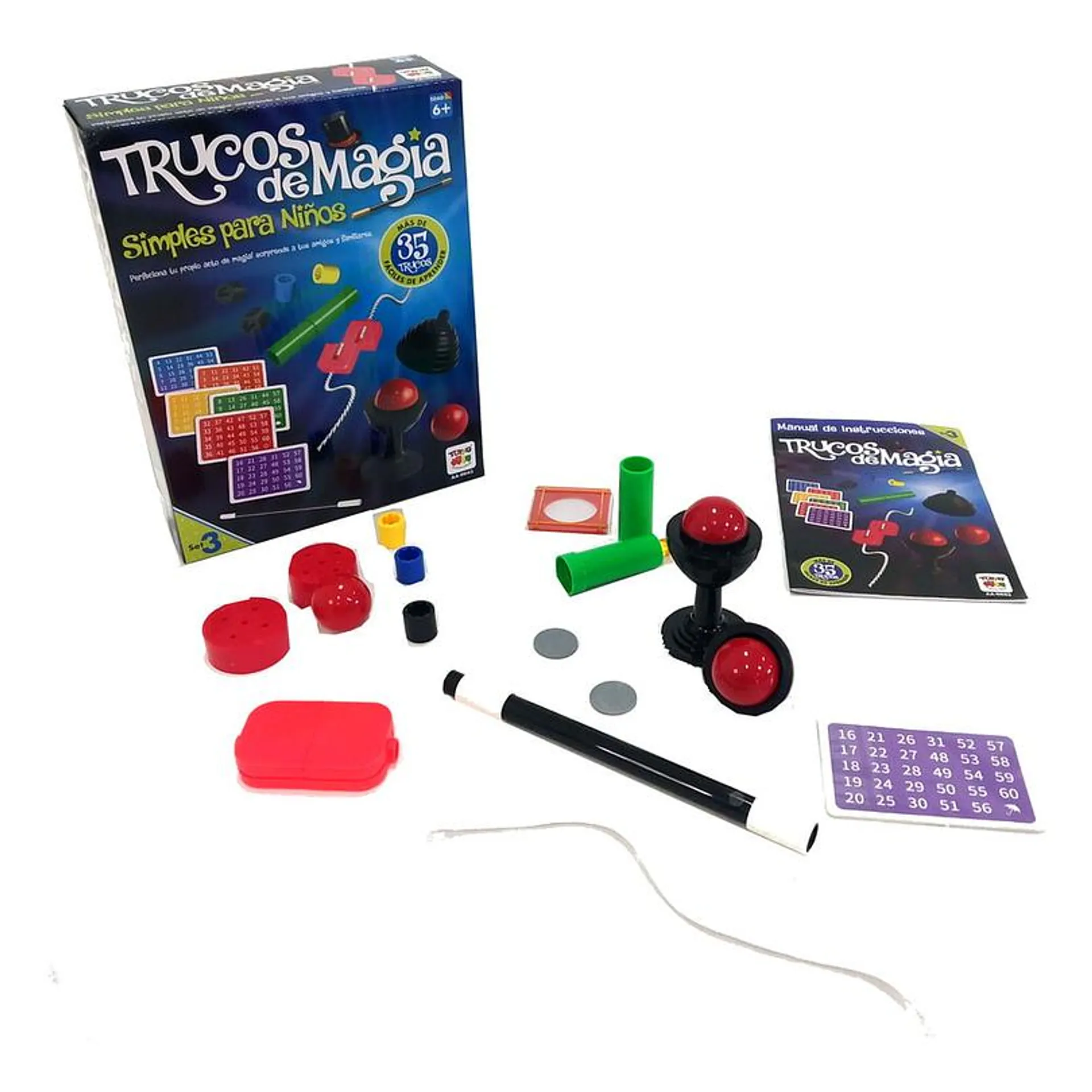 Juego De Magia Set 3 X 35 Trucos