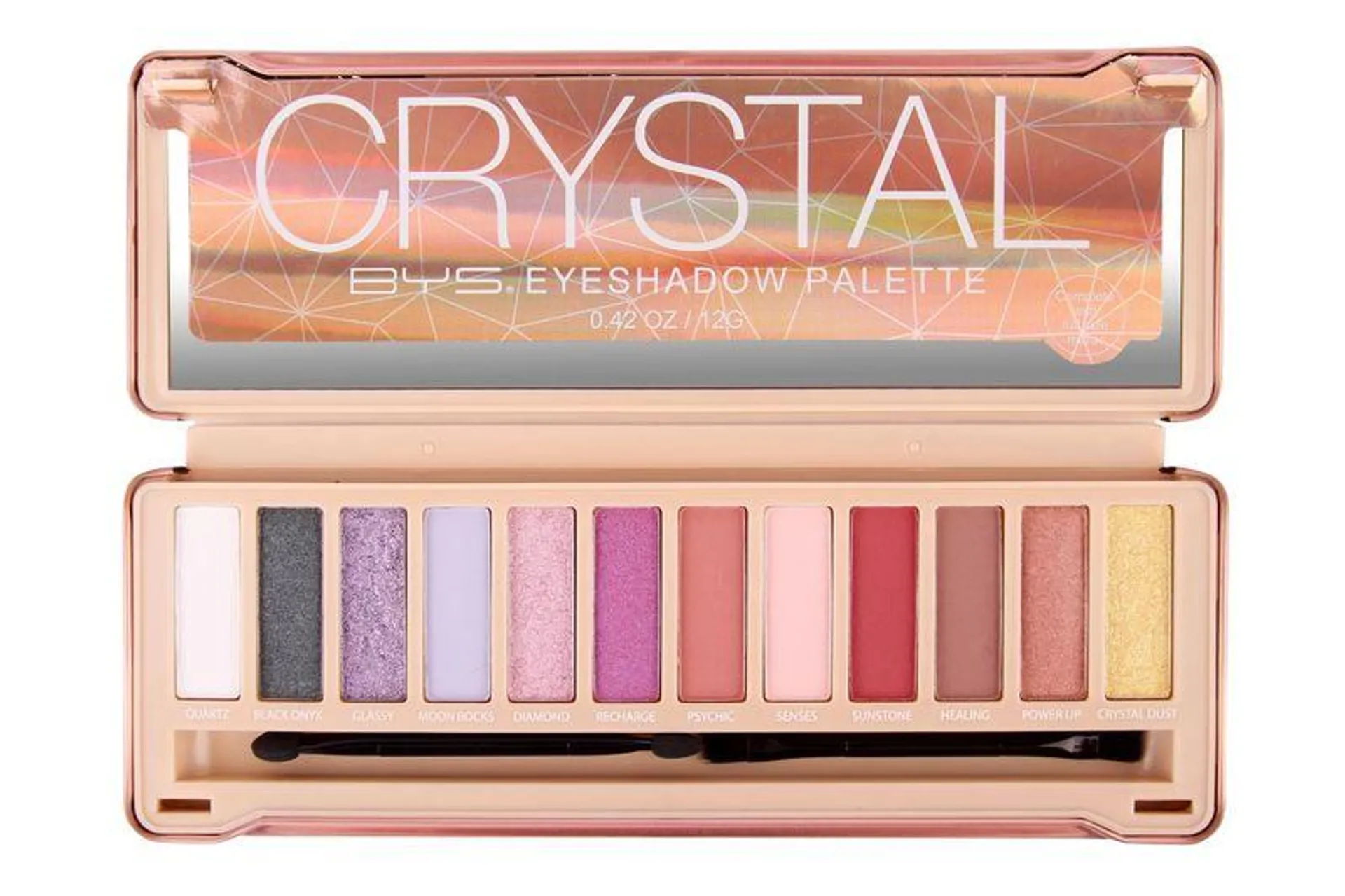 Paleta De Sombras Bys Crystal 12 Tonos