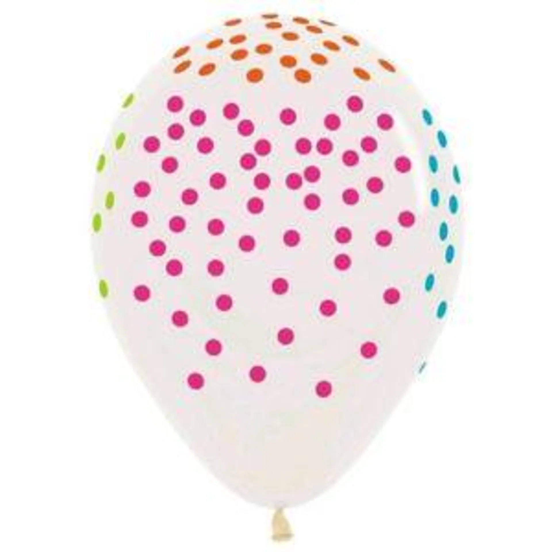 GLOBO CRISTAL CONFETTI MULTICOLOR PASTEL SEMPERTEX