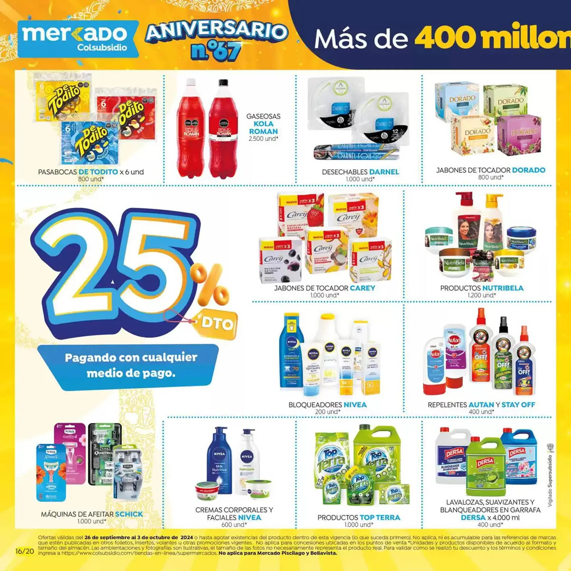 Catalogo de Catálogo Colsubsidio 26 de septiembre al 3 de octubre 2024 - Pag 16