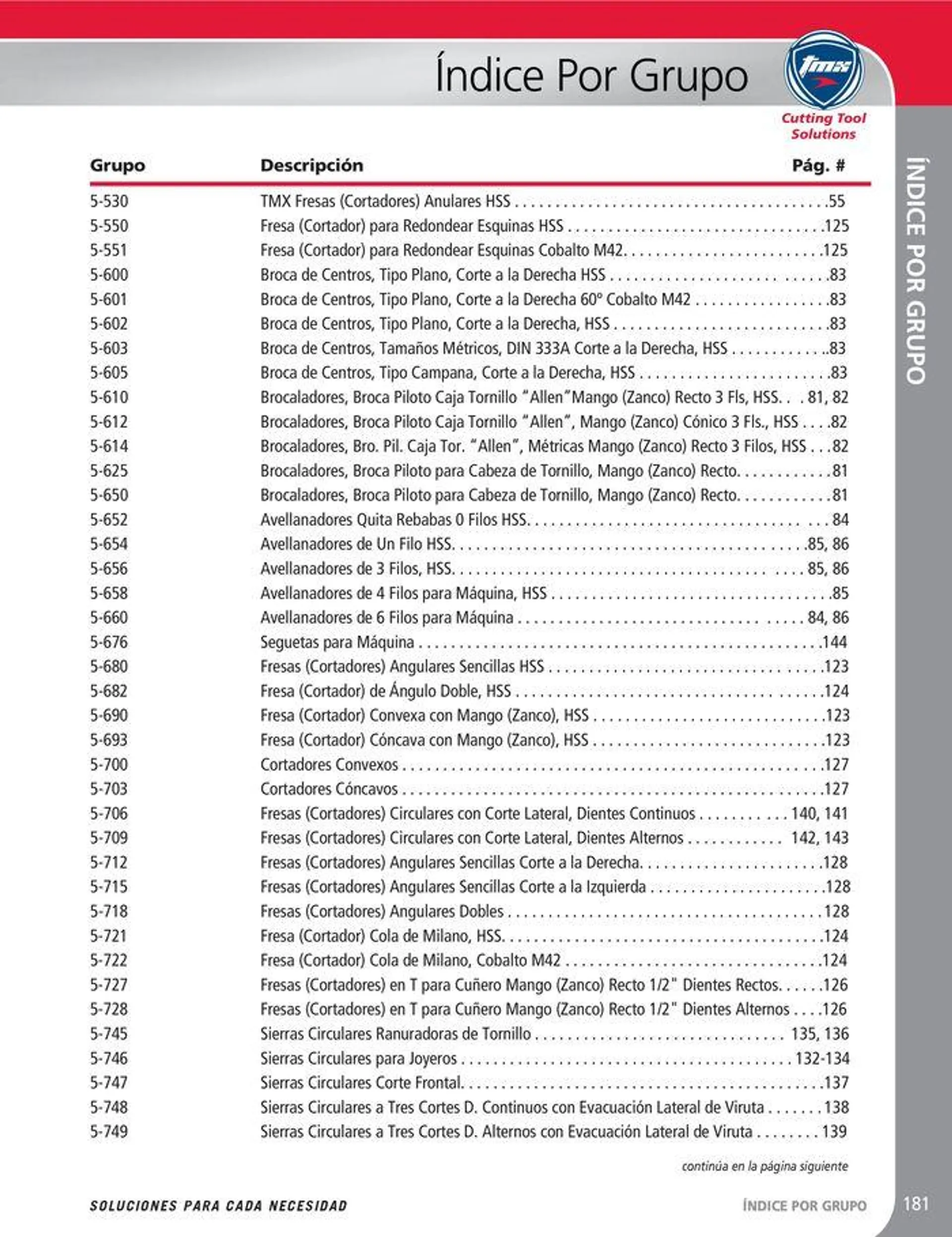 Catalogo de Cutting tool solution 15 de enero al 31 de diciembre 2024 - Pag 181