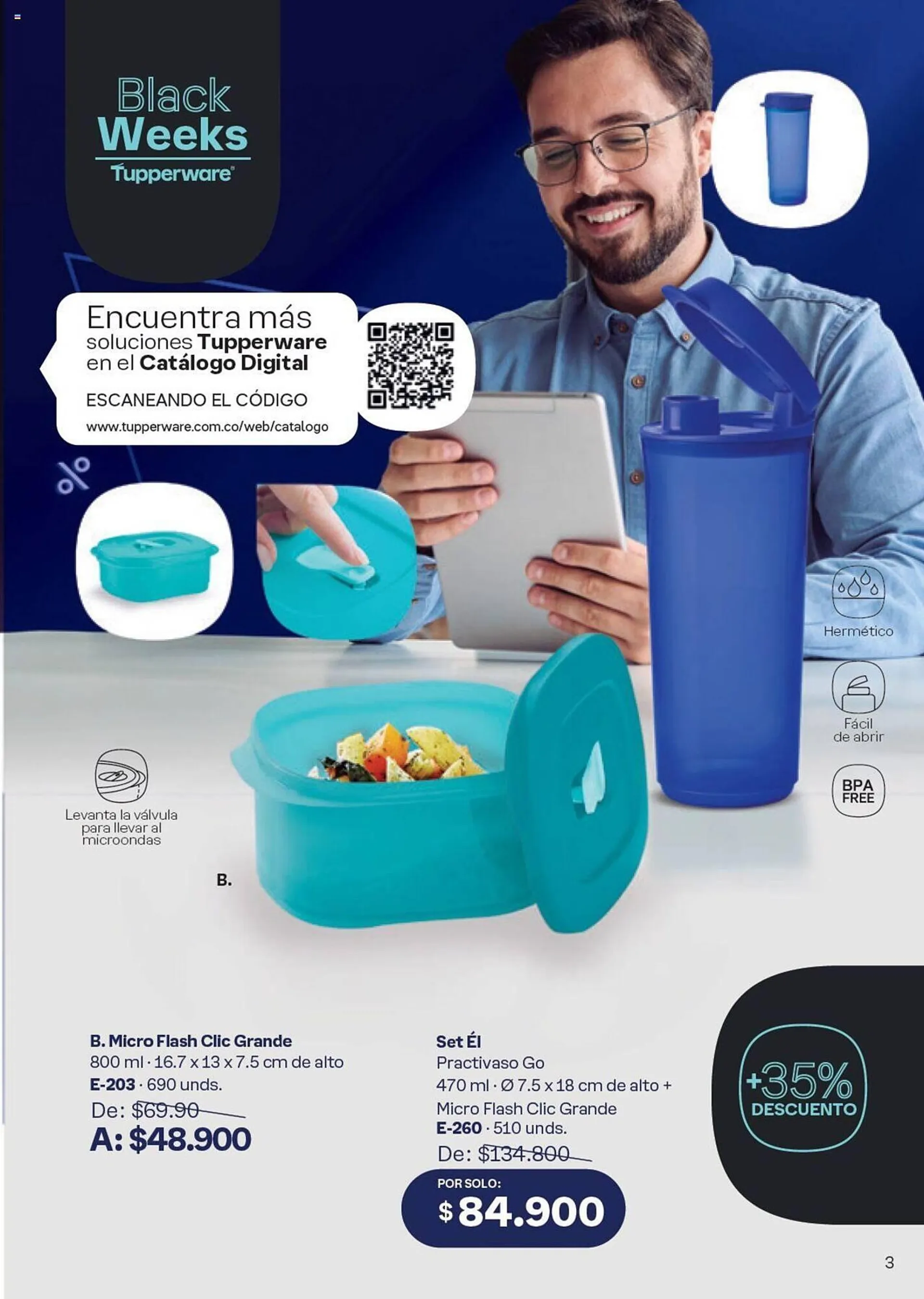 Catalogo de Catálogo Tupperware 4 de octubre al 31 de octubre 2024 - Pag 3