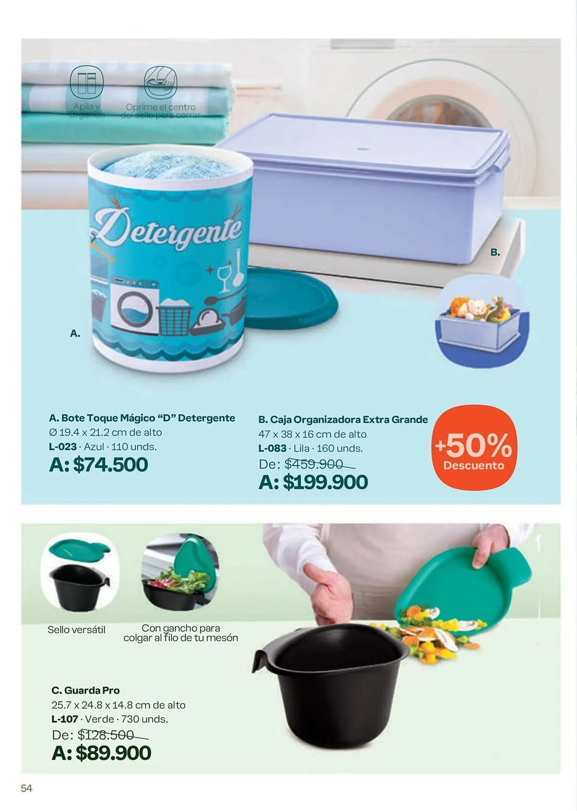 Catalogo de Catálogo Tupperware 6 de septiembre al 3 de octubre 2024 - Pag 54