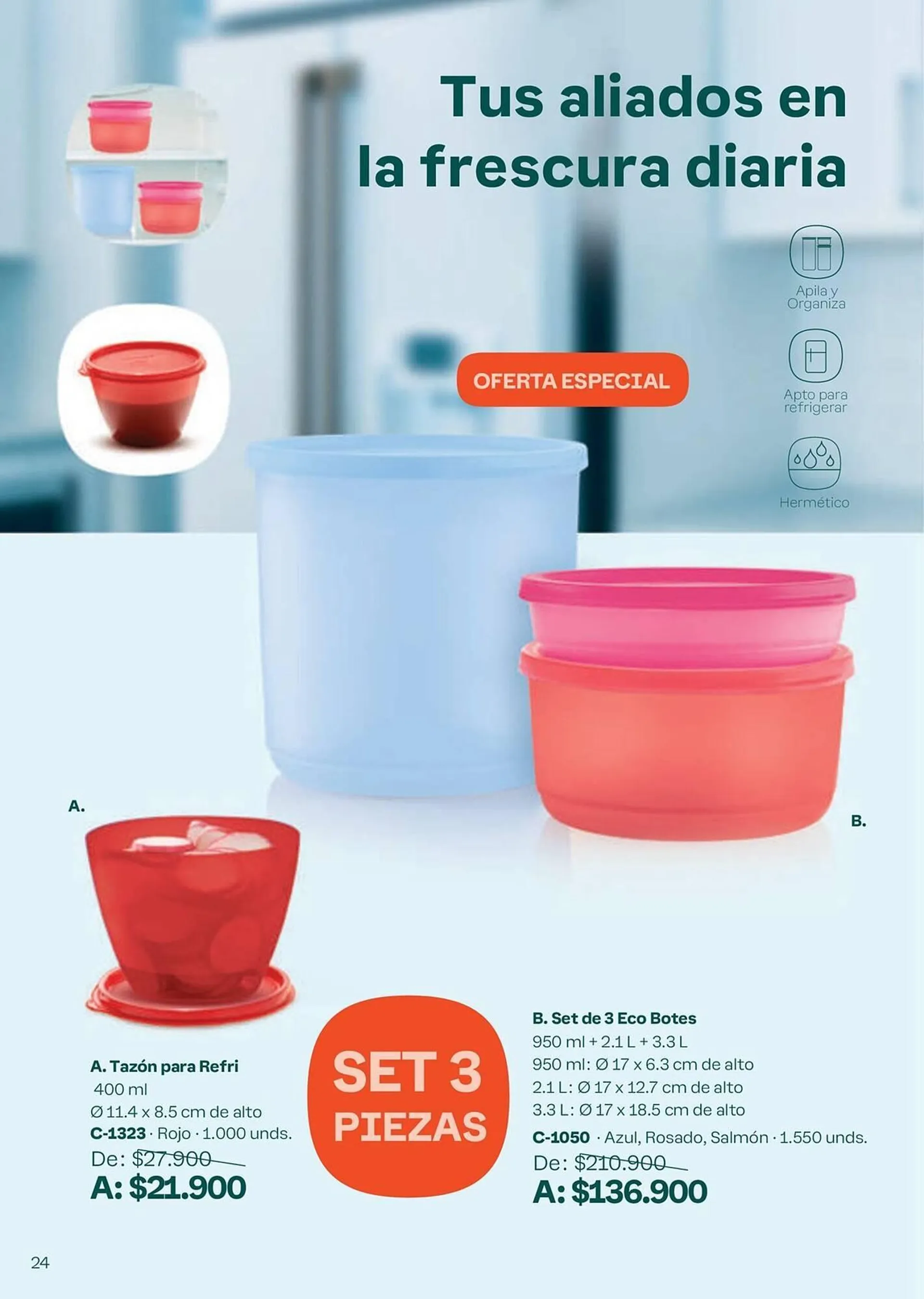 Catalogo de Catálogo Tupperware 6 de septiembre al 3 de octubre 2024 - Pag 24