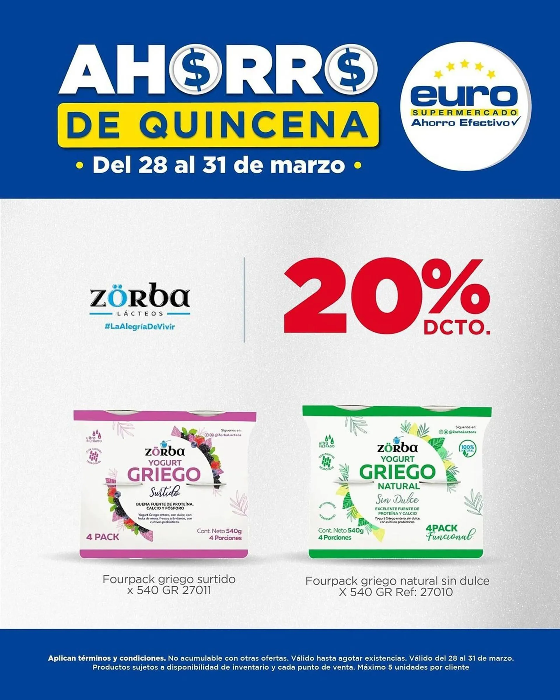 Catalogo de Catálogo Euro Supermercados 31 de marzo al 6 de abril 2025 - Pag 3