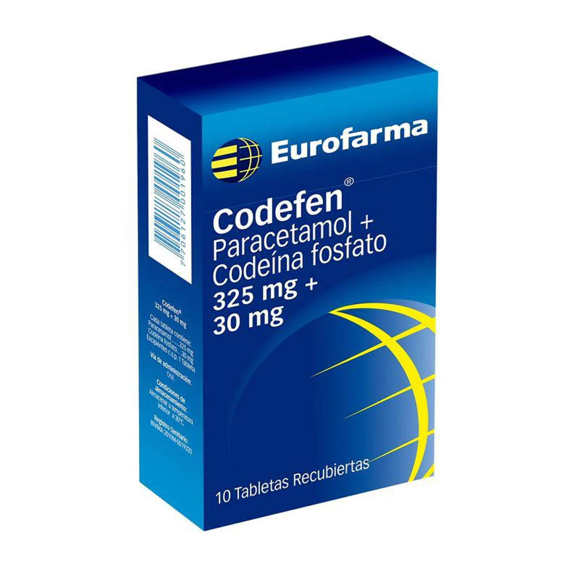 Codefen 325/30 Mg Caja X 10 Tab