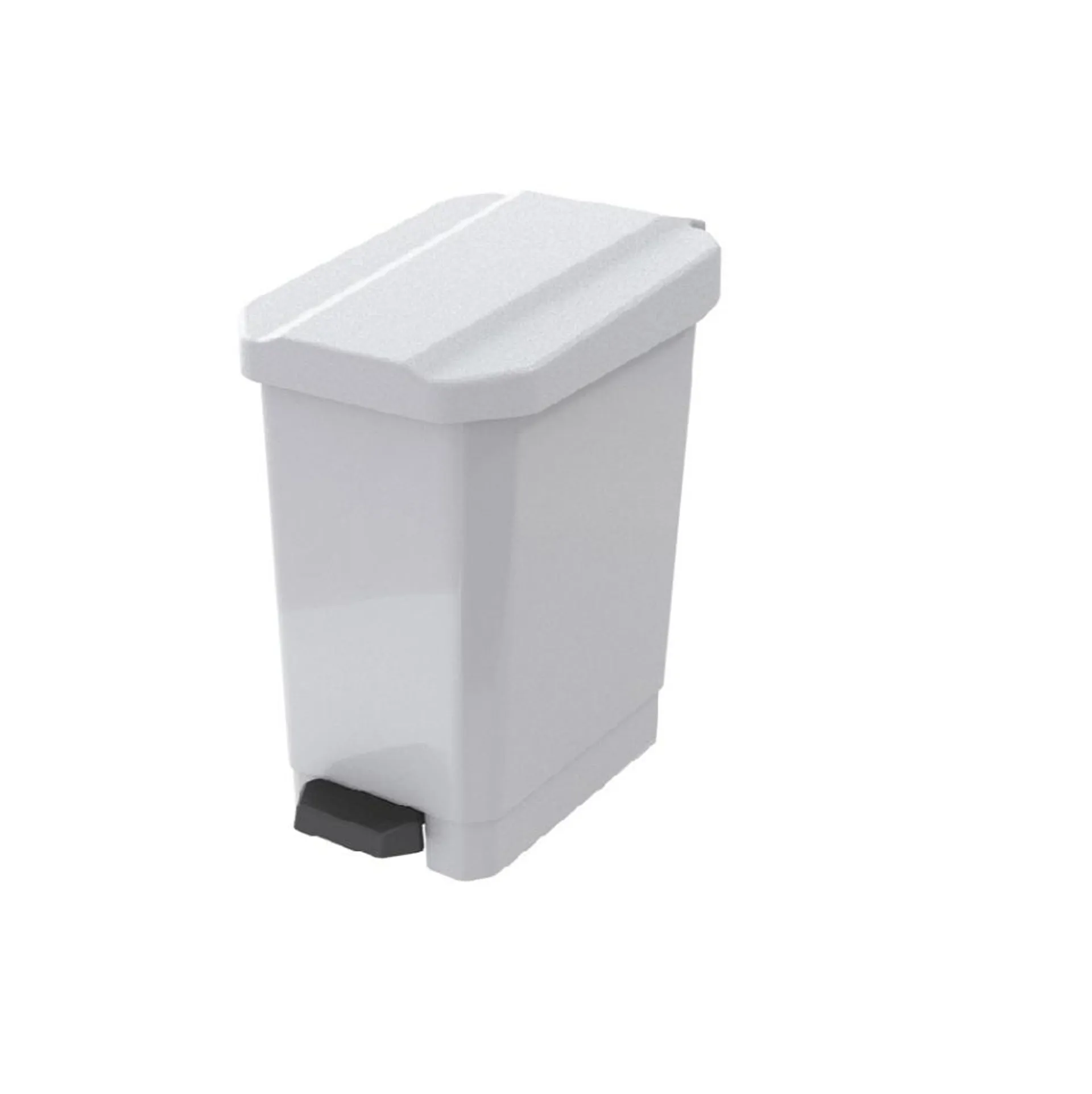 Caneca-Papelera Estrabins Pedal 5L Blanco