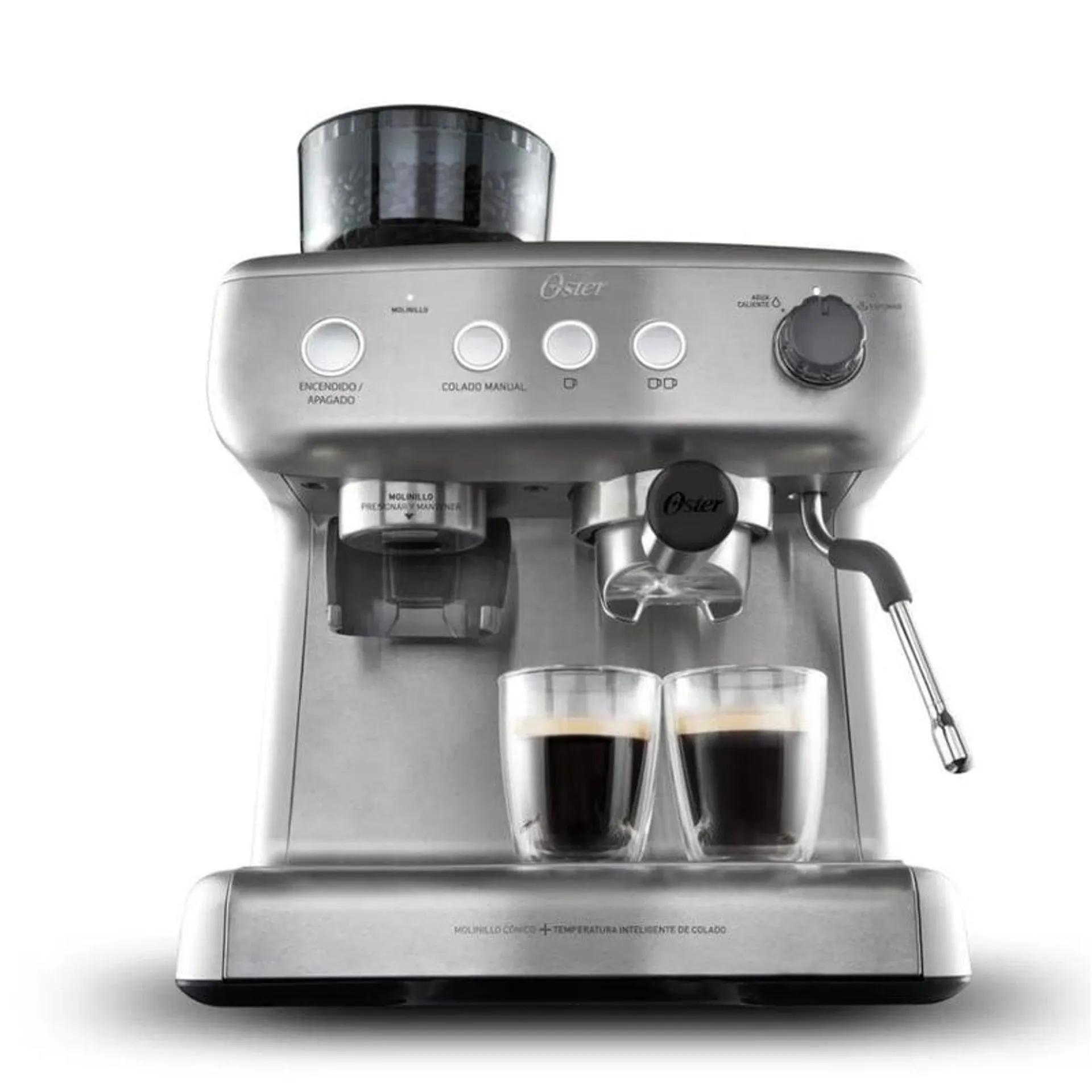 Cafetera espresso oster molino integrado 15 bares BVSTEM7300