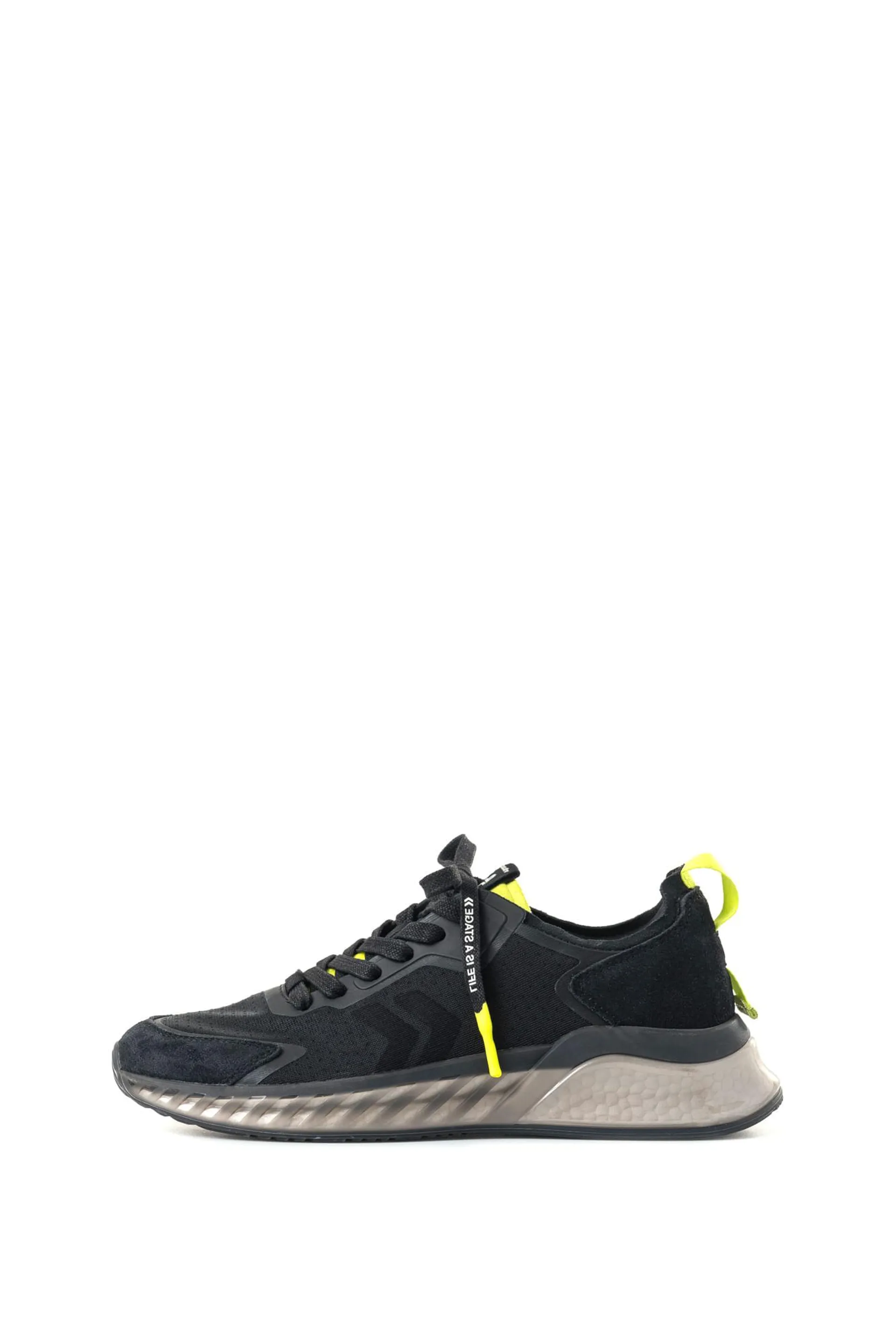 Tenis Fly Up Life 2.0 de cuero gamuzado para hombre silueta deportiva