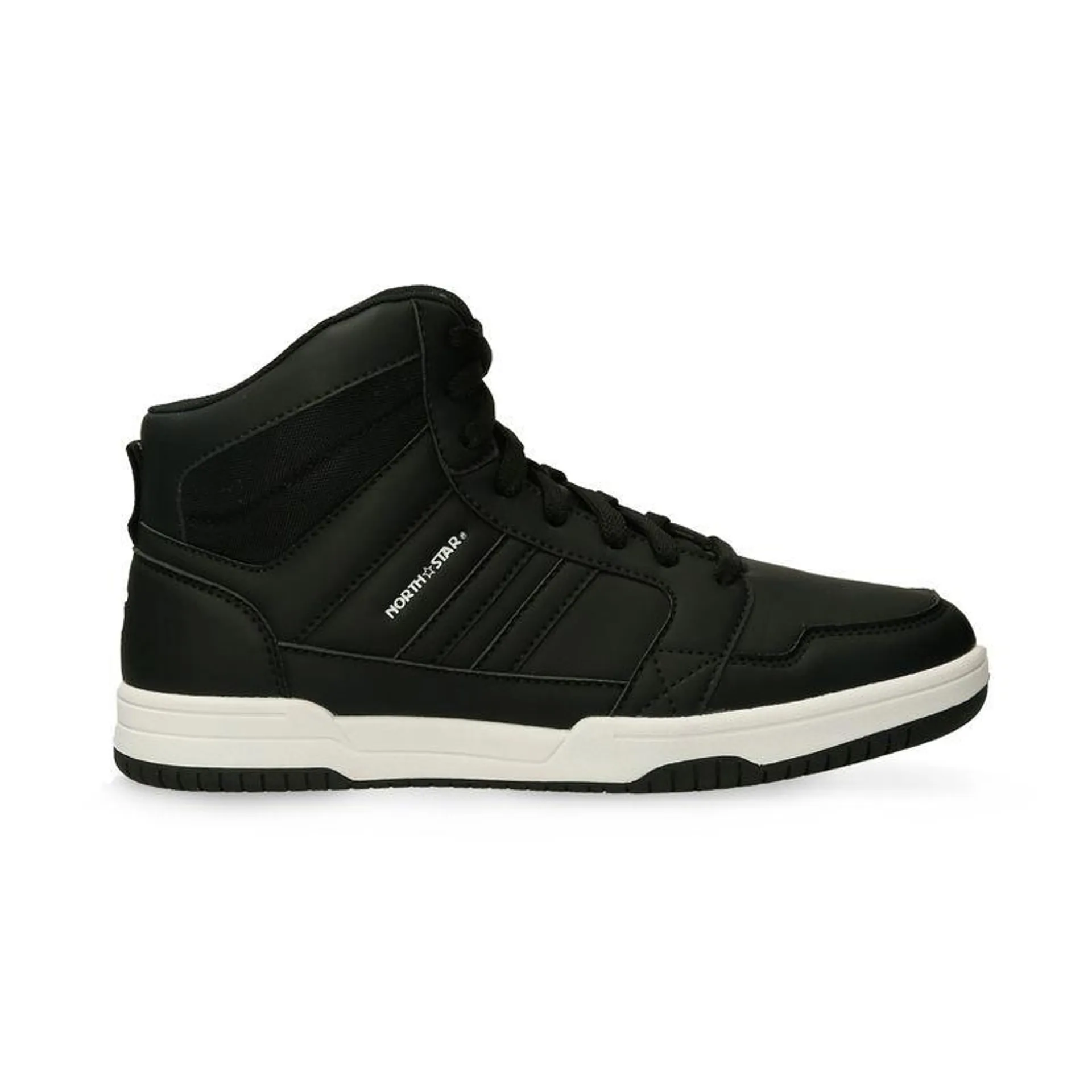 Tenis Casuales Negro North Star Lexi Hem Hombre