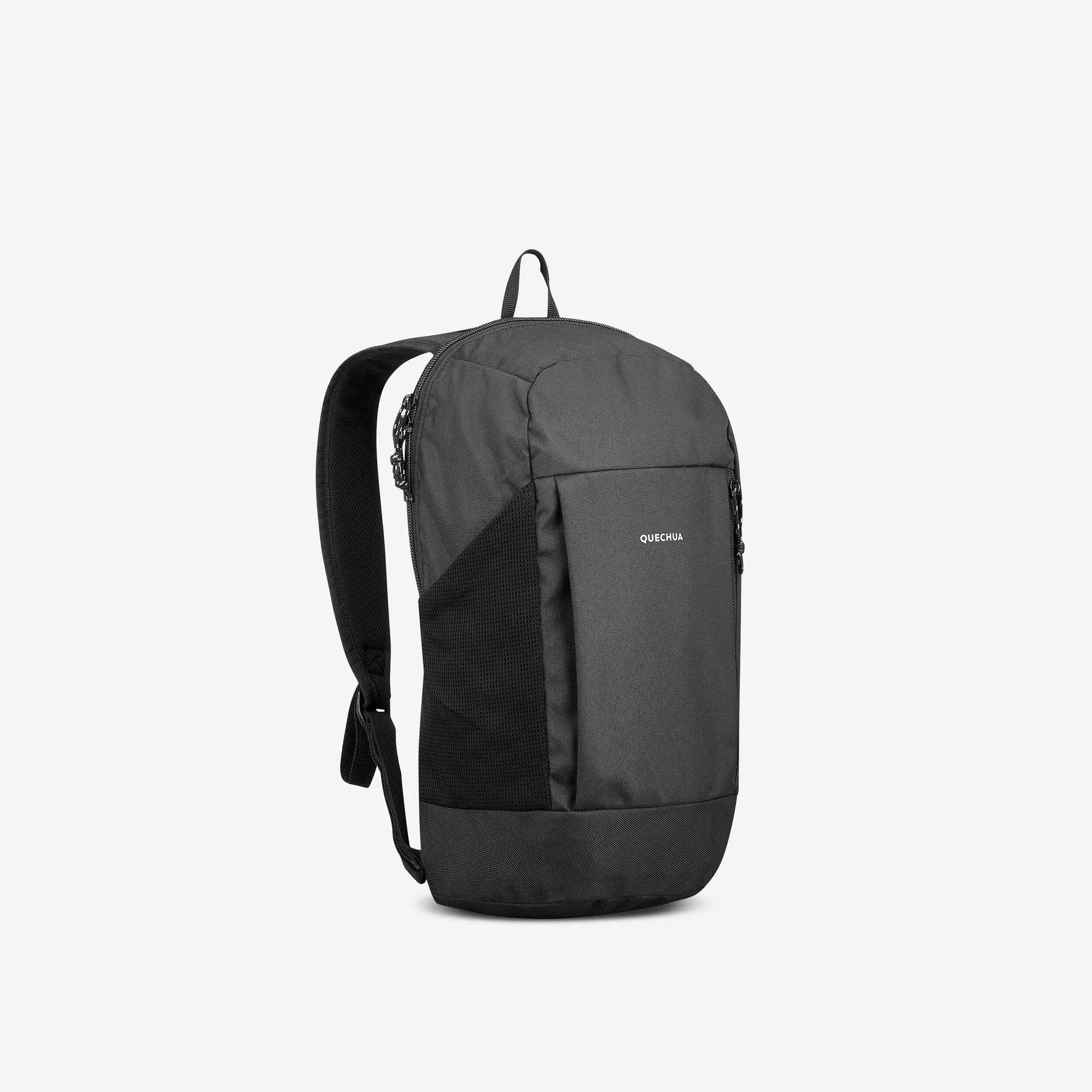 Morral pequeño de 10 litros para senderismo Quechua NH100 negro