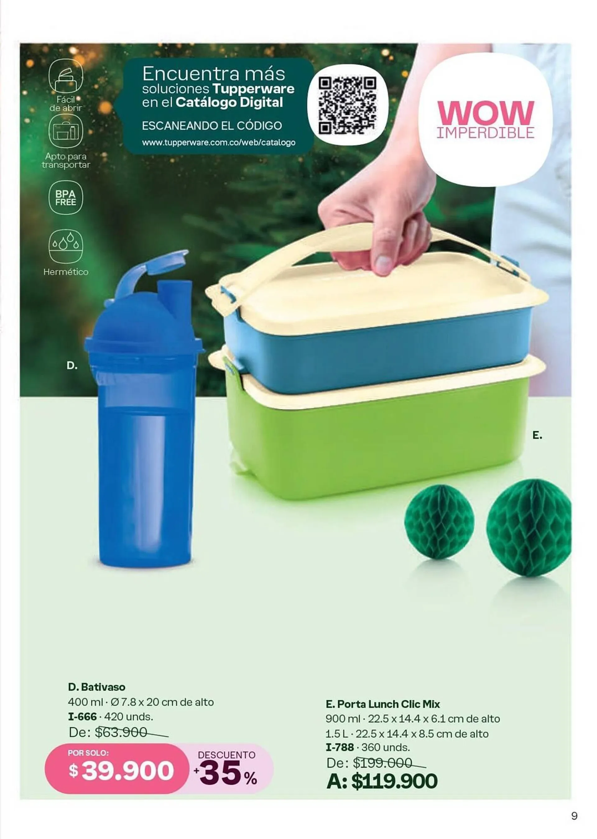 Catalogo de Catálogo Tupperware 19 de noviembre al 31 de diciembre 2024 - Pag 9