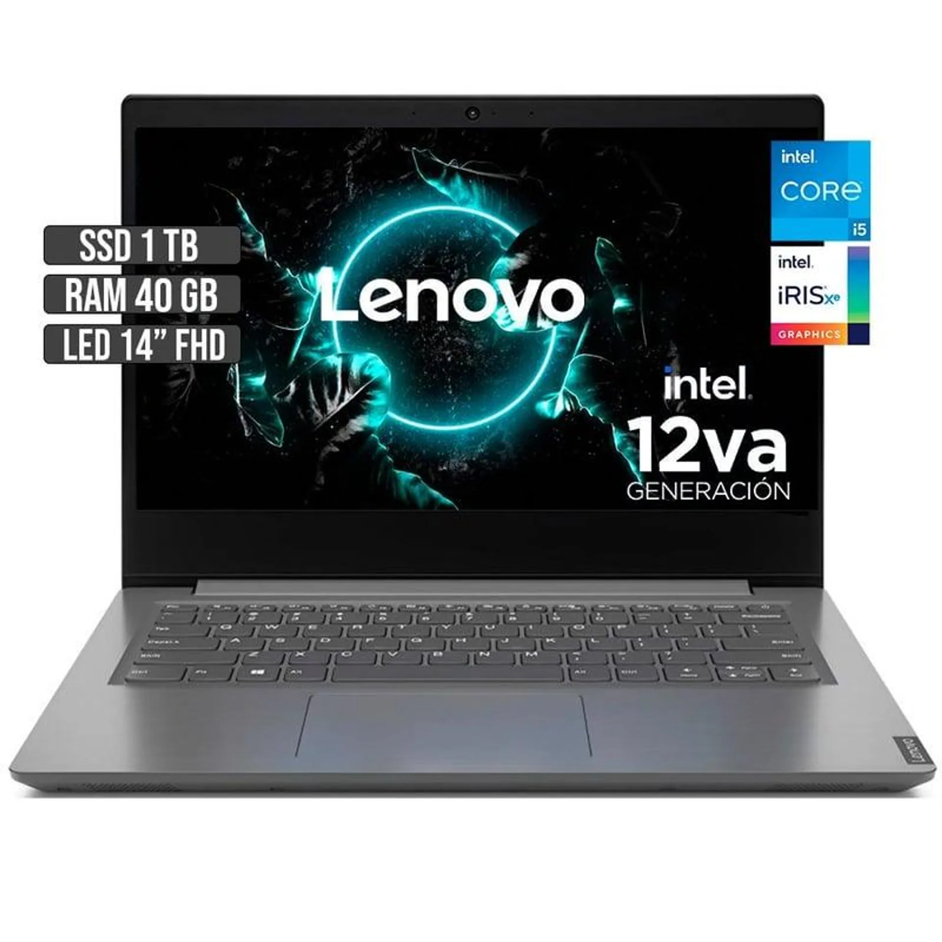 PORTATIL LENOVO V14 INTEL CORE i5-1235U SSD 1TB RAM 40GB LED 14 FULL HD