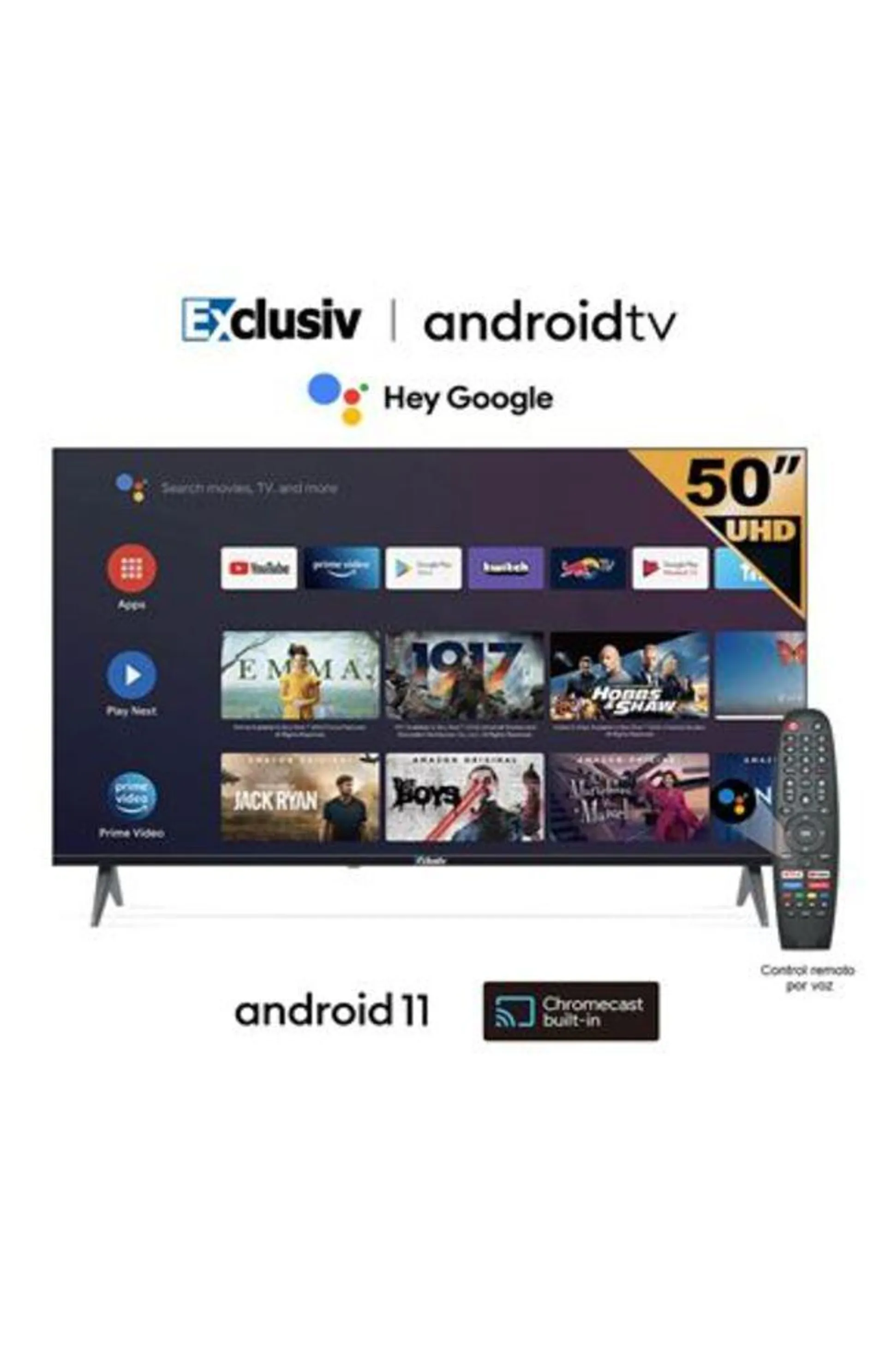 TV Exclusiv 50" Smart 4K UHD E50T1UA