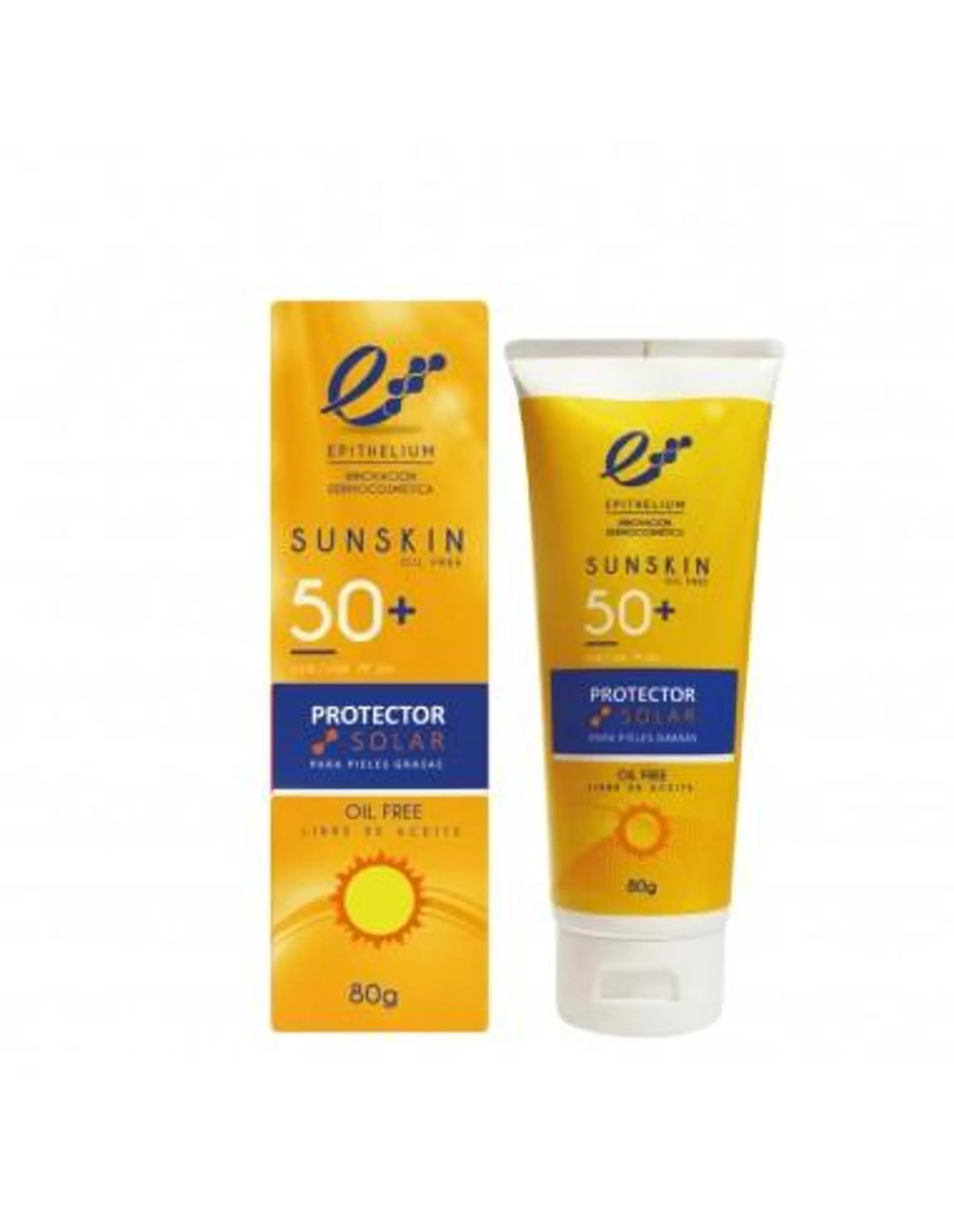 Sunskin Protector Solar Oil free SPF50+ X 80GR