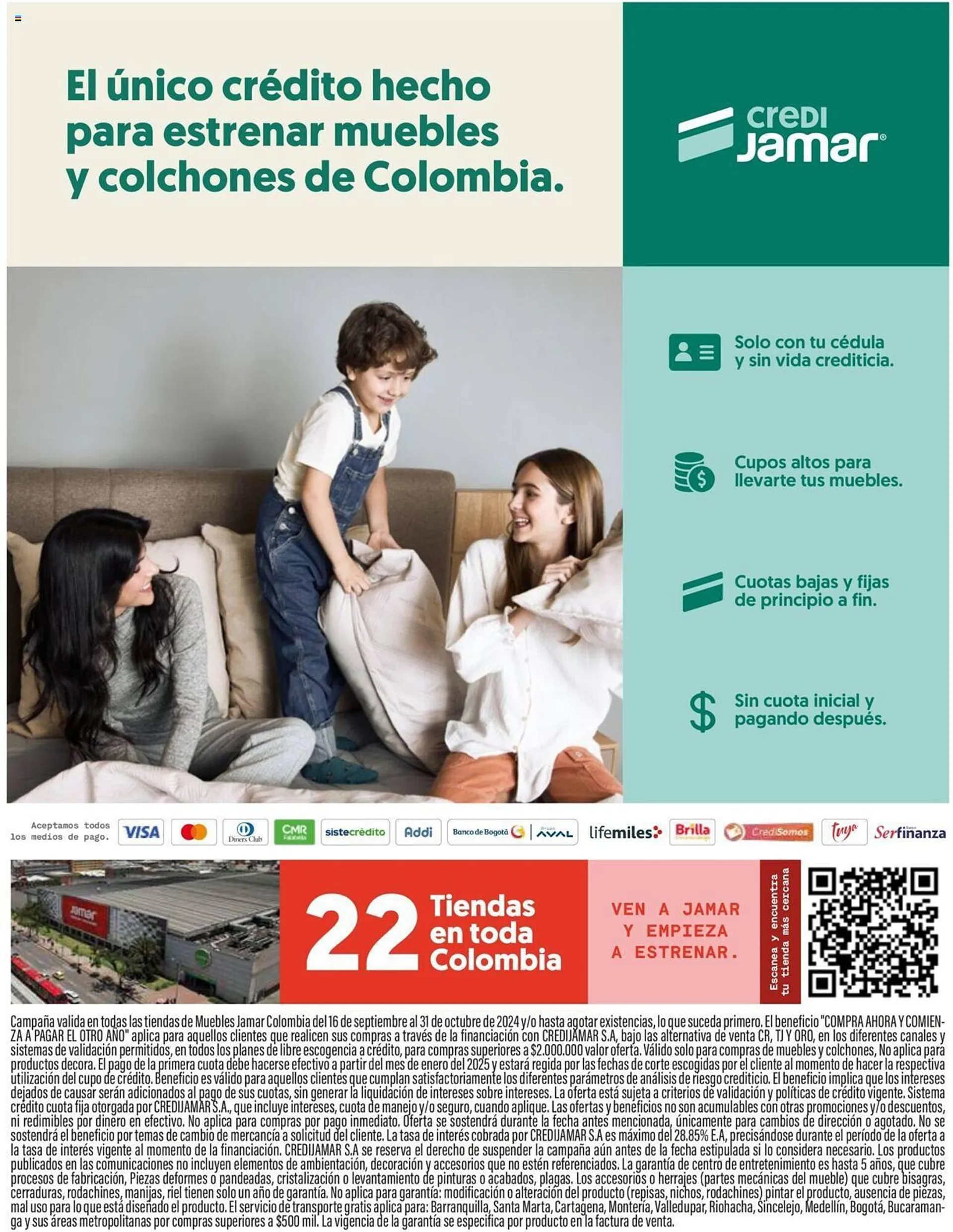 Catalogo de Catálogo Muebles Jamar 16 de septiembre al 31 de octubre 2024 - Pag 32