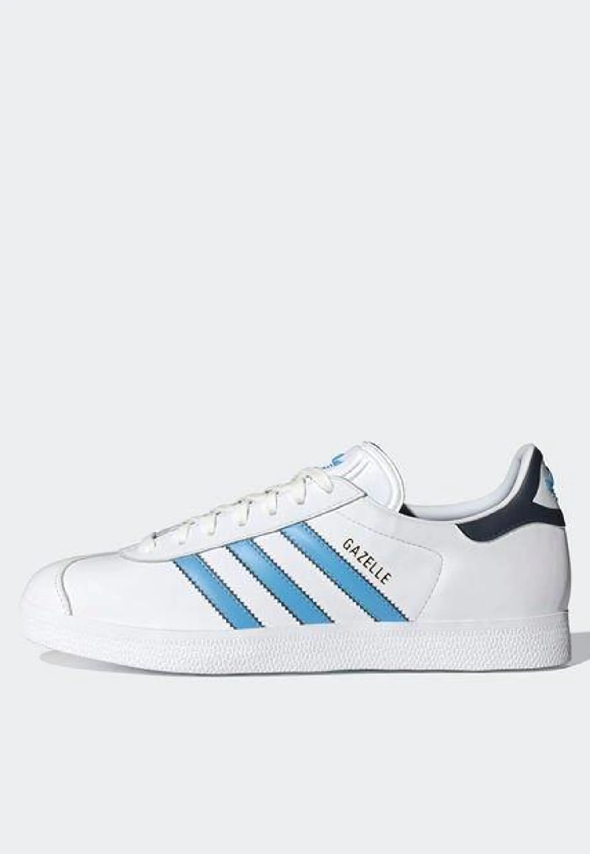 Tenis Lifestyle Blanco-Celeste-Azul adidas Originals Gazelle