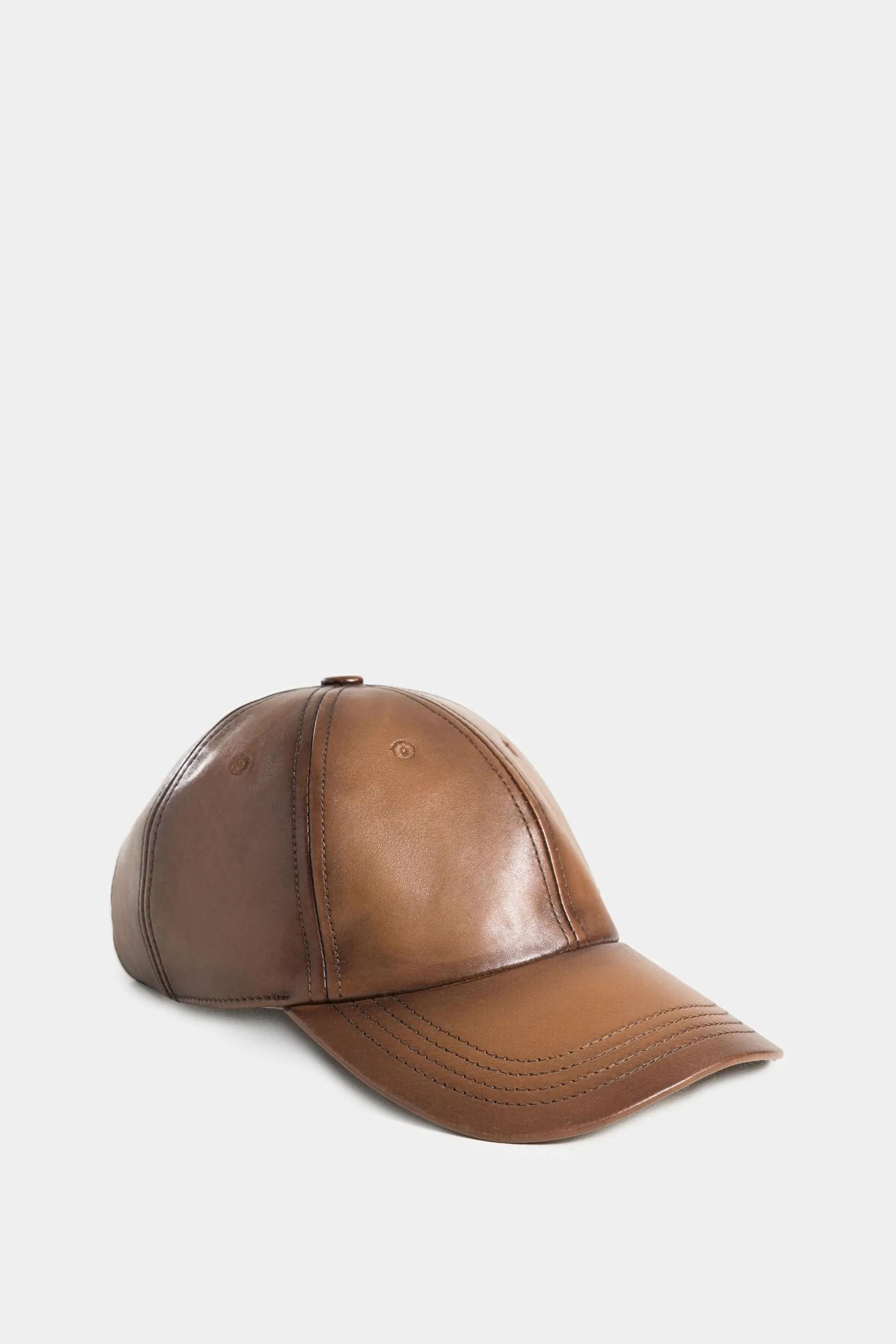 Gorra garda de cuero para hombre silueta baseball