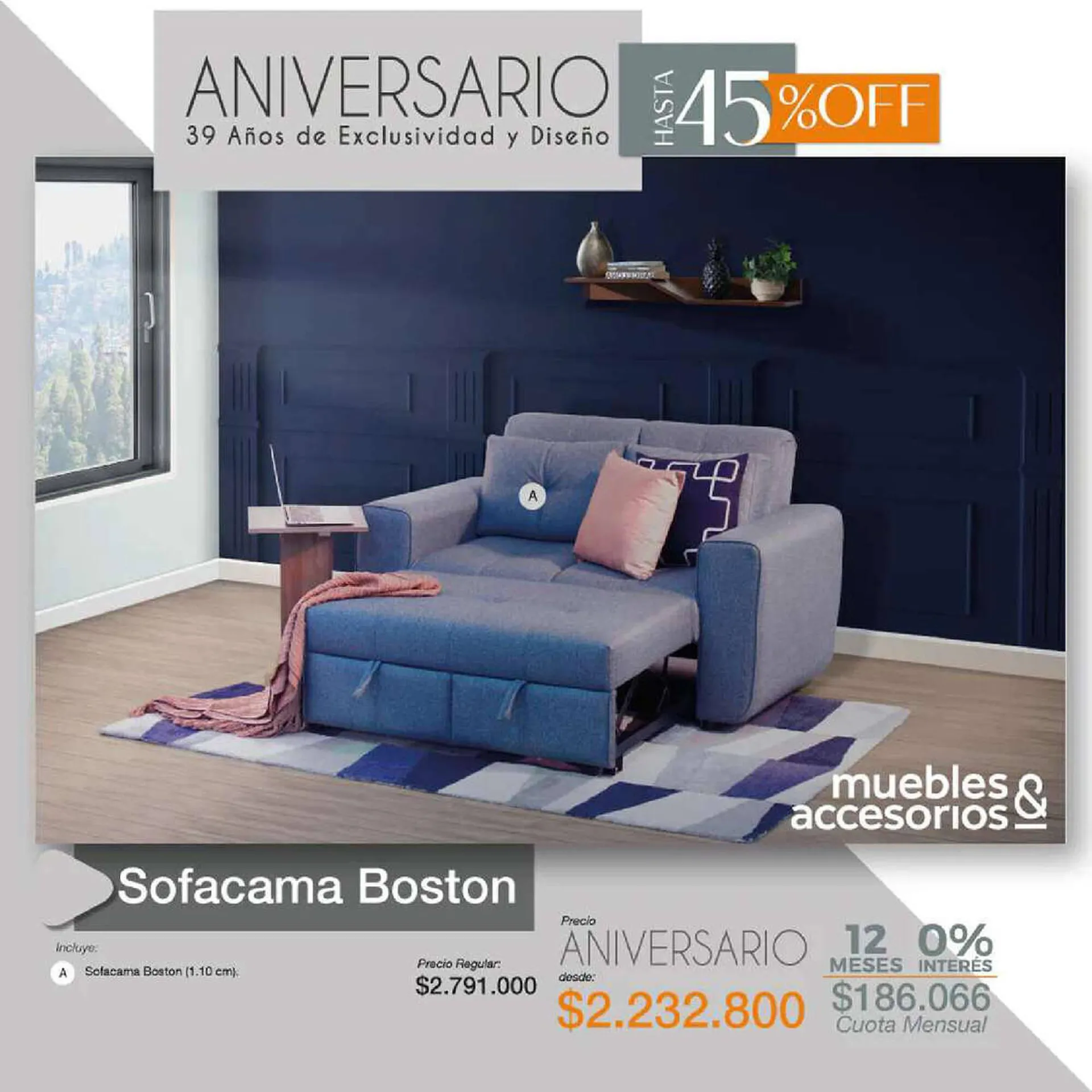 Catalogo de Catálogo Muebles & Accesorios 29 de agosto al 11 de septiembre 2023 - Pag 1