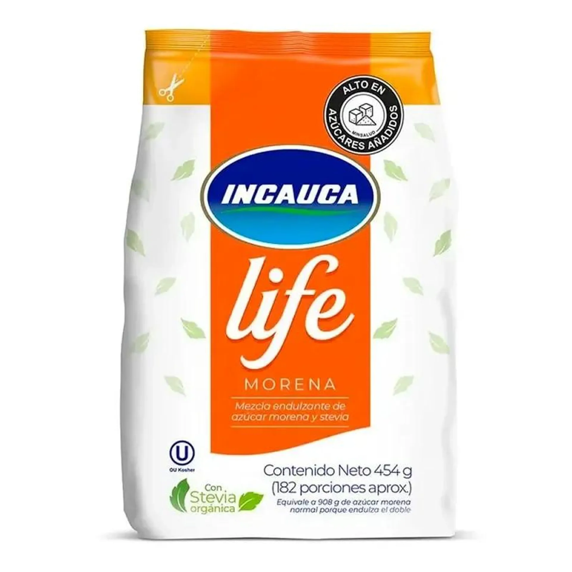 Azúcar Incauca Life Morena Bolsa x 454 g