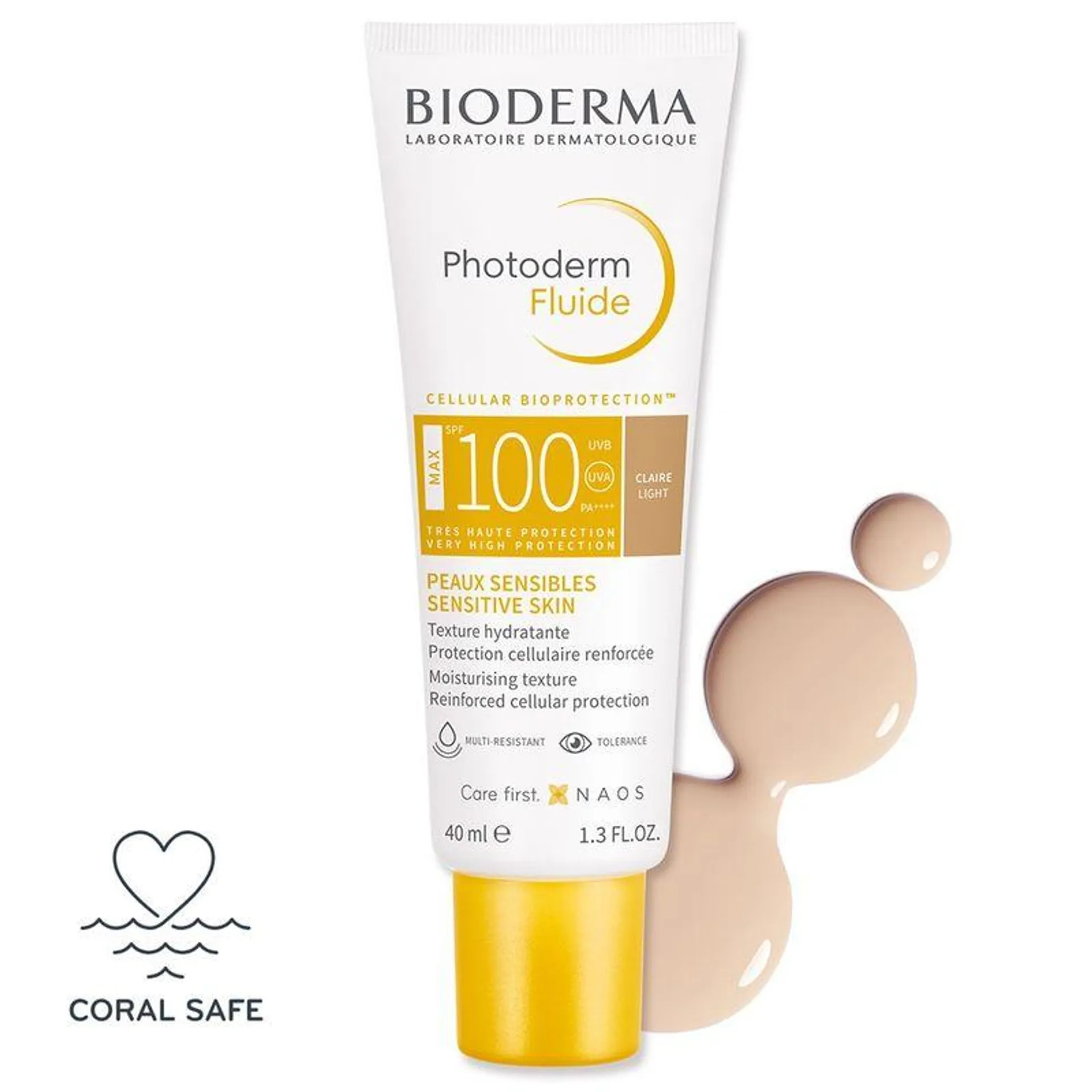 Protector Solar Bioderma Photoderm Fluide Max Spf 100 Claro X 40ml