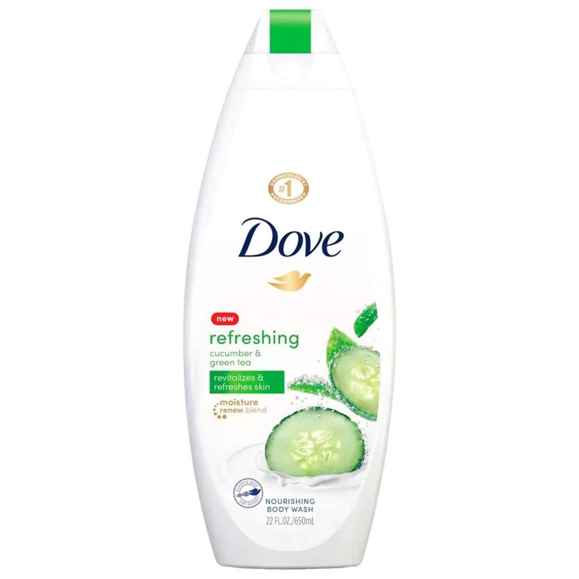 Jabon Dove Liquido Cuerpo Go Fresh Pepino x650ml