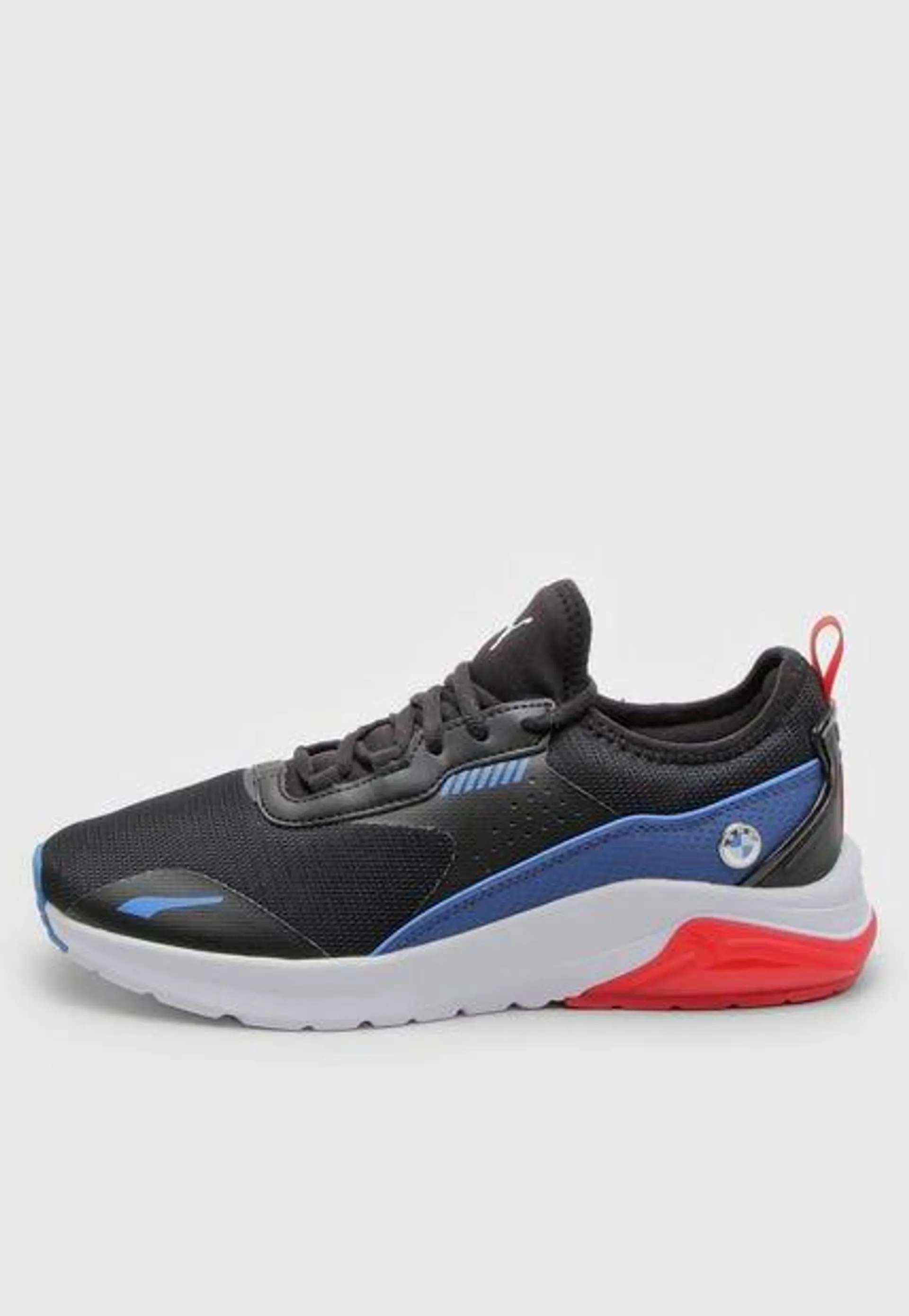 Tenis Lifestyle Negro-Azul-Rojo Puma BMW MMS Electro E Pro